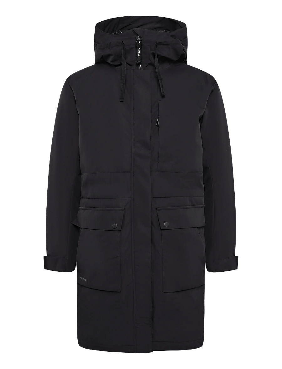 Icepeak - ICEPEAK ADDIE/WM WADDED PARKA - jacken - basic black - 0