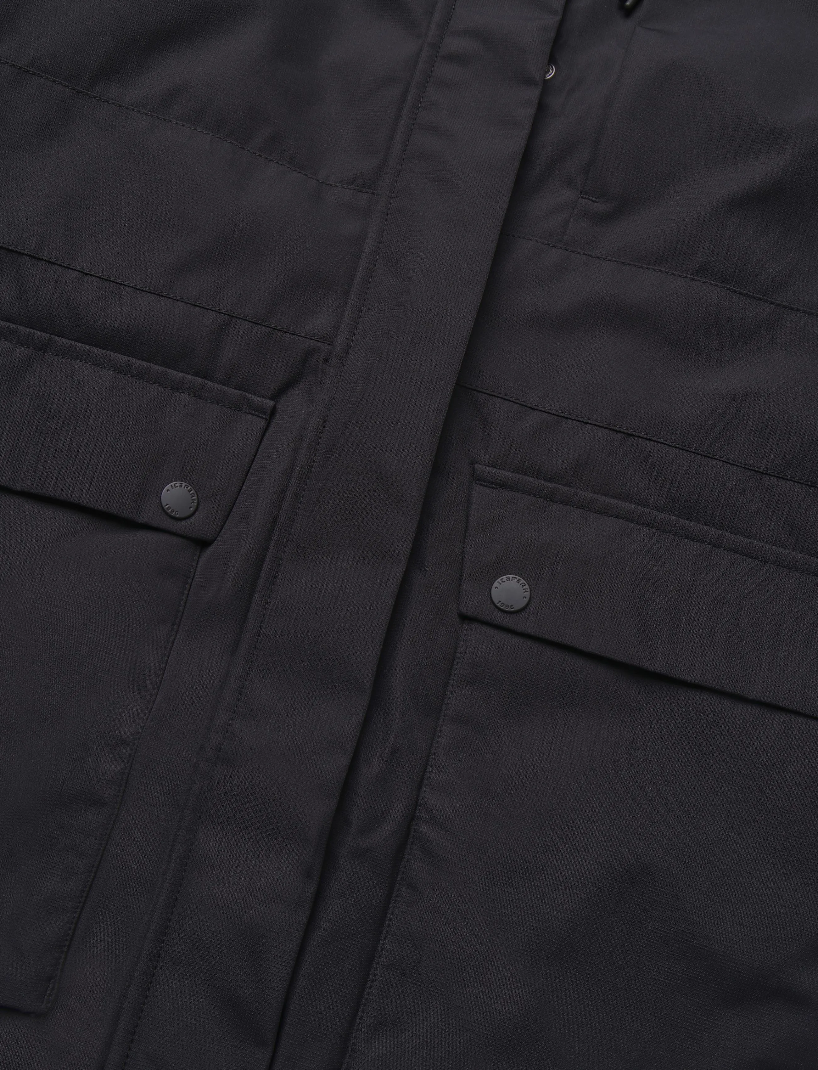 Icepeak - ICEPEAK ADDIE/WM WADDED PARKA - jacken - basic black - 3