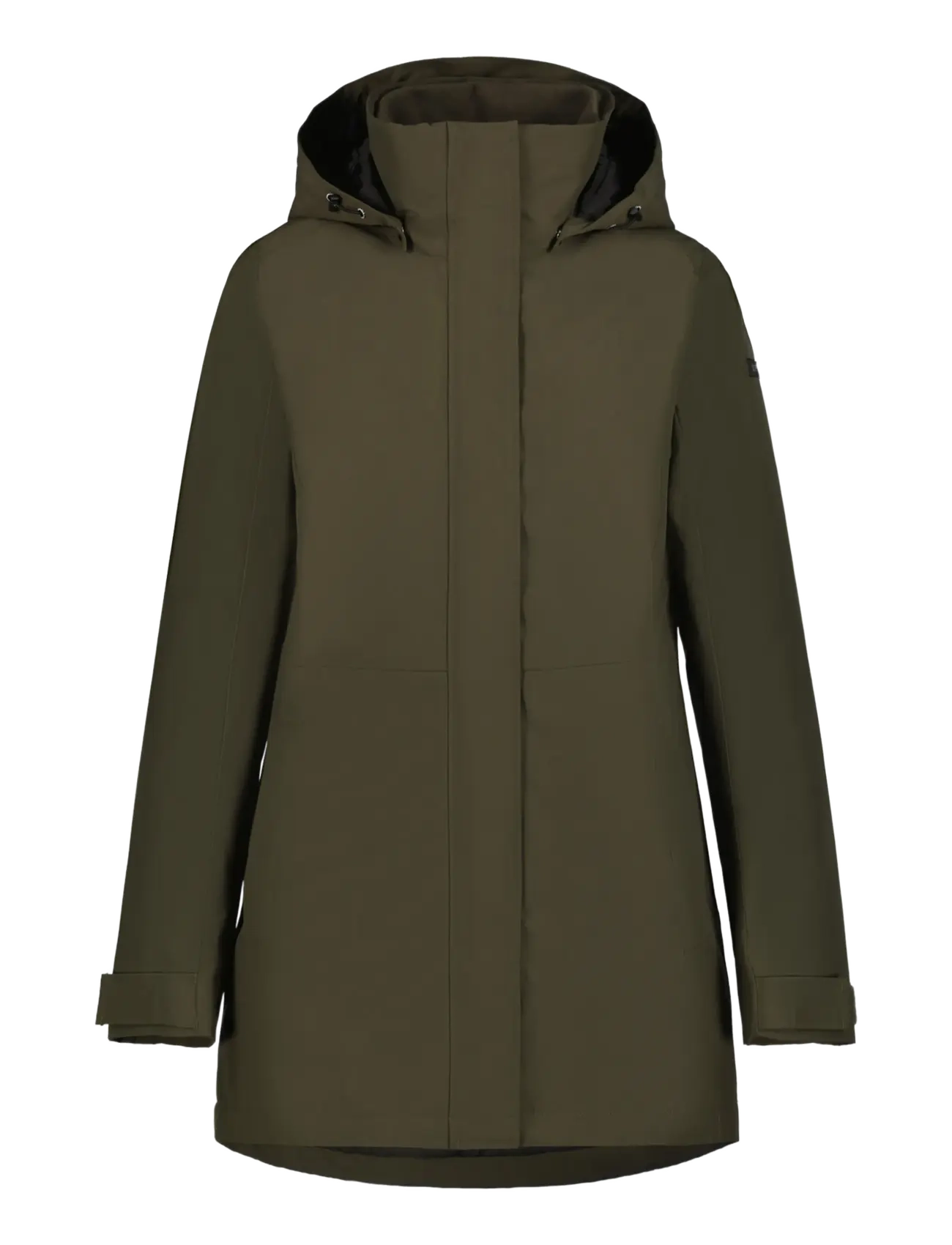 Icepeak Icepeak Alna/Wm Wadded Jacket, 42 80 cm, Khaki green, Sport Jackets > Sport Outdoor Jackets, Dame