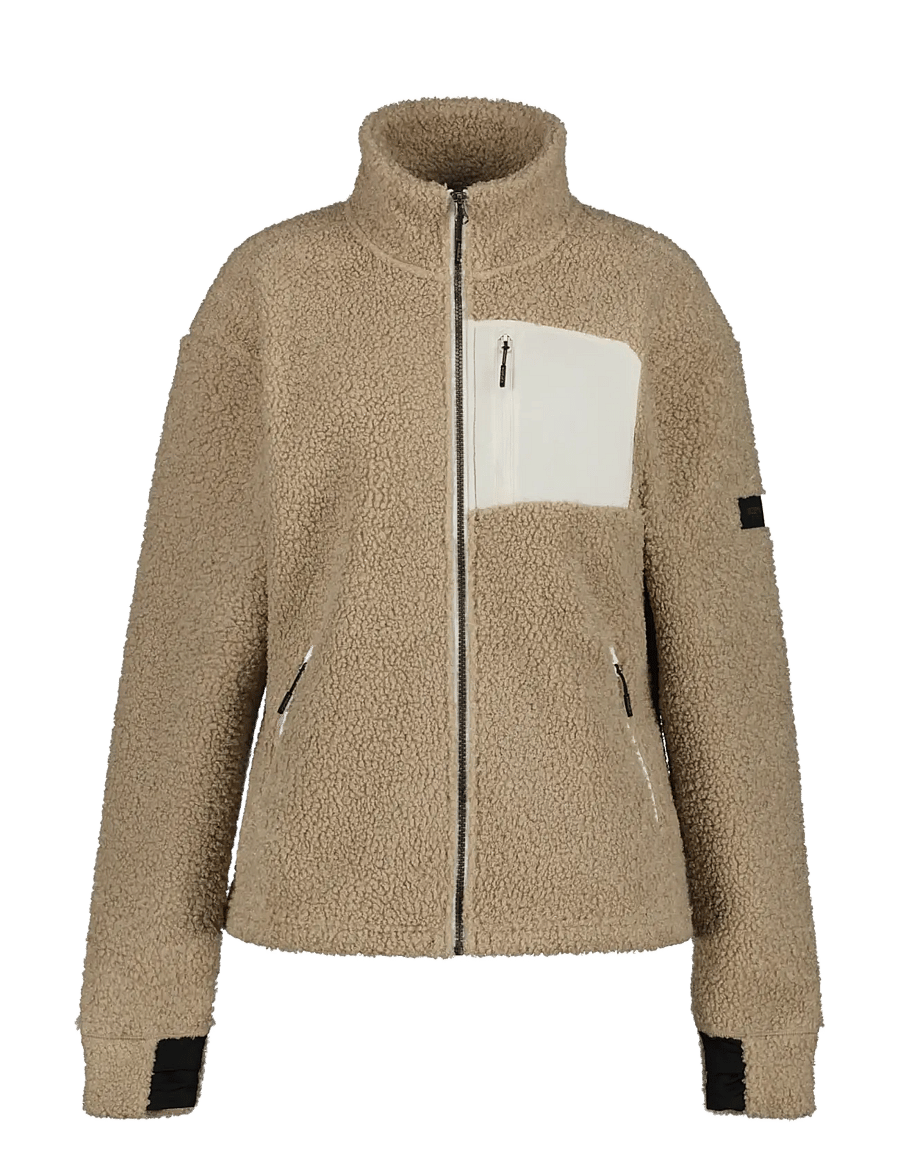 Icepeak - ICEPEAK MILLSTADT/WM MIDLAYER JACKET - overdele - cafe au lait - 0