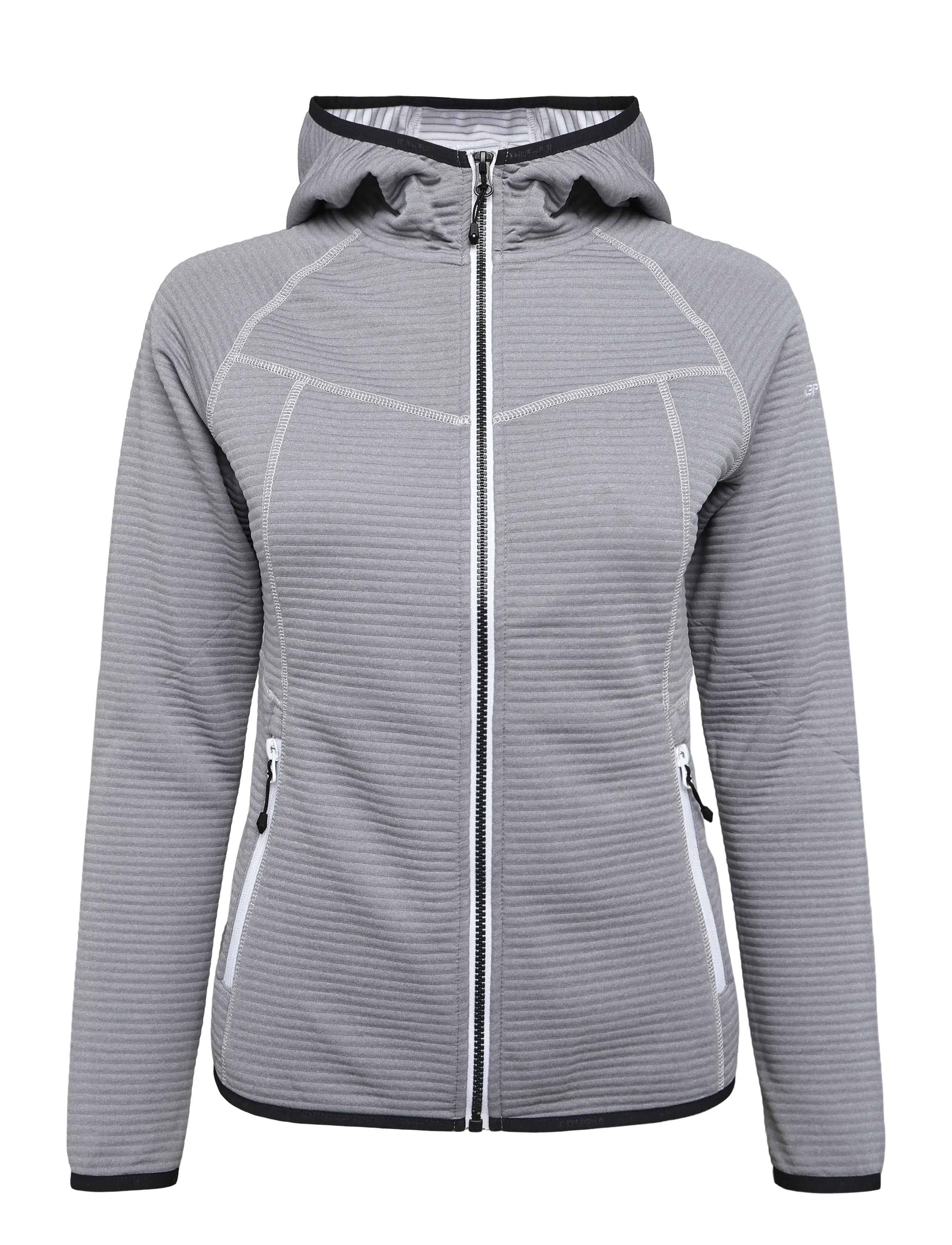 Icepeak ICEPEAK BERRYVILLE/WM MIDLAYER JACKET - Fleece & mellanlager - LIGHT GREY / grey