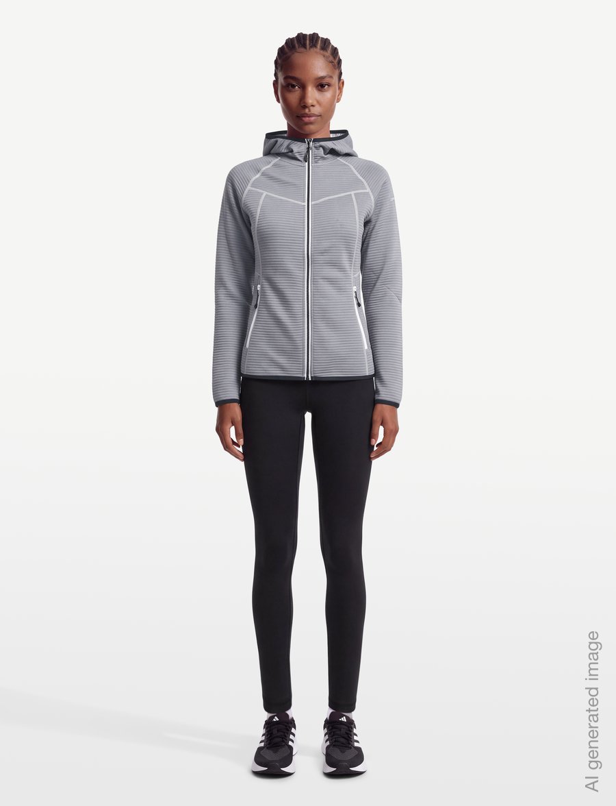 Icepeak - ICEPEAK BERRYVILLE/WM MIDLAYER JACKET - overdele - light grey - 0
