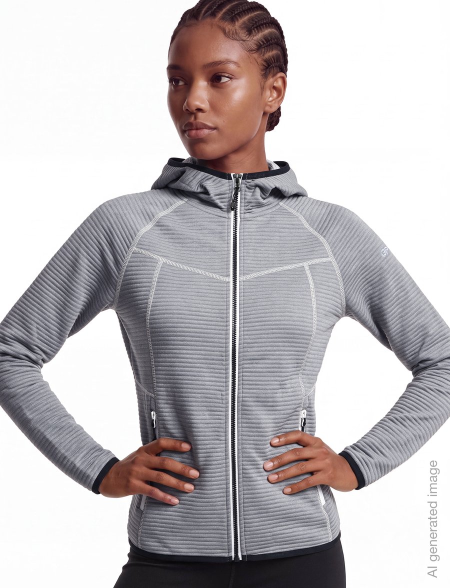 Icepeak - ICEPEAK BERRYVILLE/WM MIDLAYER JACKET - overdele - light grey - 3