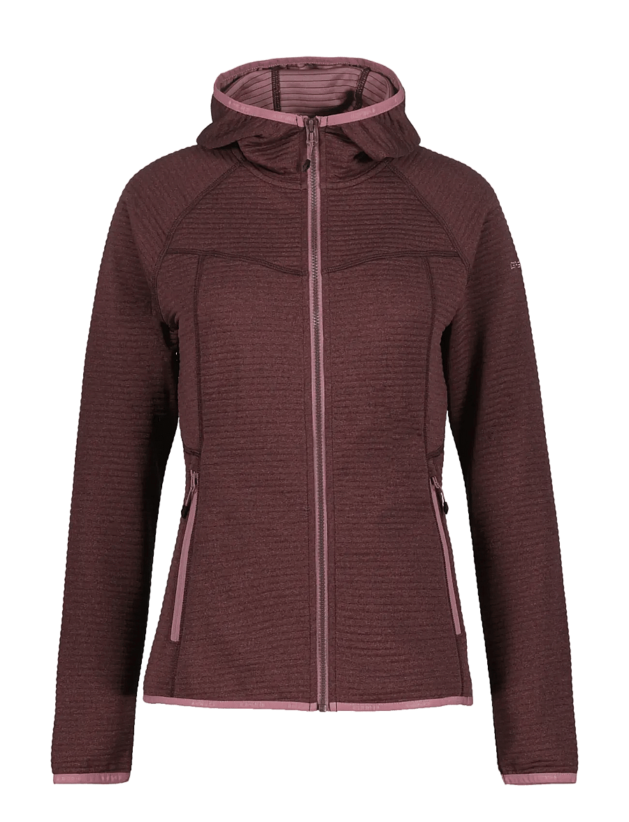 Icepeak - ICEPEAK BERRYVILLE/WM MIDLAYER JACKET - oberteile - wine - 0