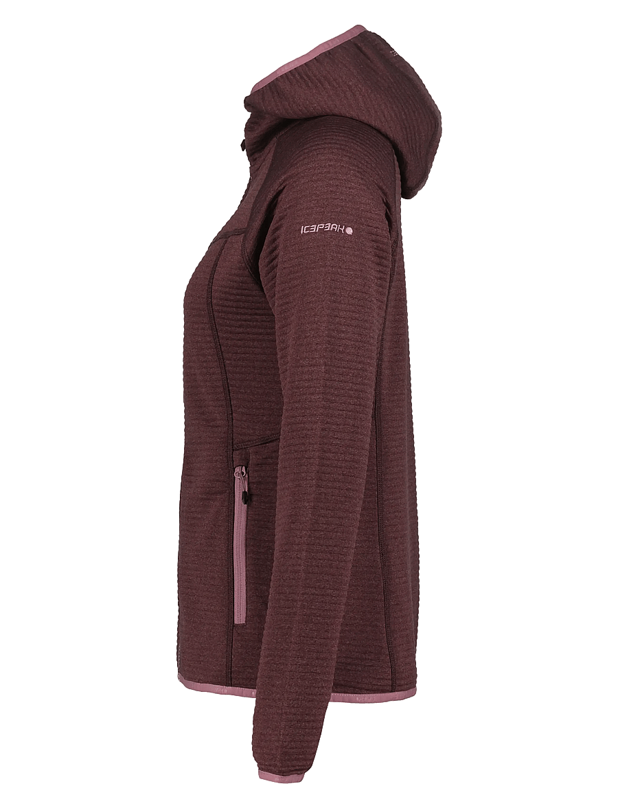 Icepeak - ICEPEAK BERRYVILLE/WM MIDLAYER JACKET - oberteile - wine - 2