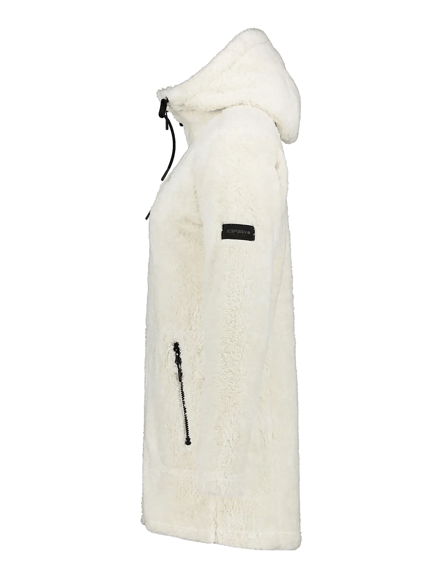 Icepeak - ICEPEAK CHELLES/ WM MIDLAYER JACKET - Överdelar - natural white - 2