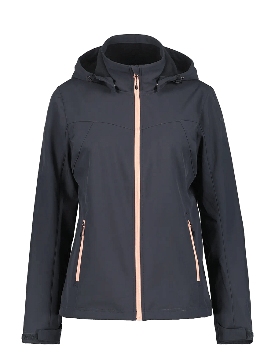 Icepeak - ICEPEAK BRENHAM/WM SOFTSHELL JACKET - friluftsjakker - anthracite - 0