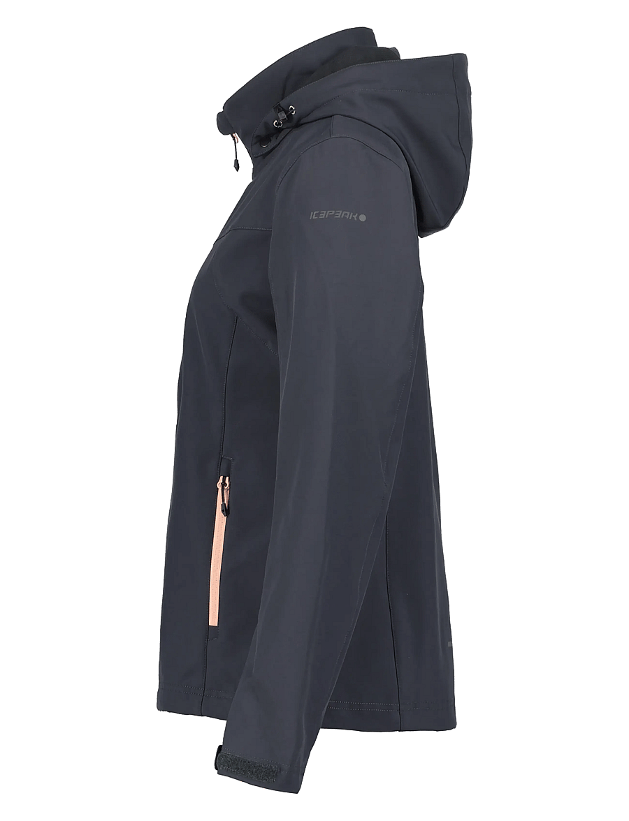Icepeak - ICEPEAK BRENHAM/WM SOFTSHELL JACKET - friluftsjakker - anthracite - 2
