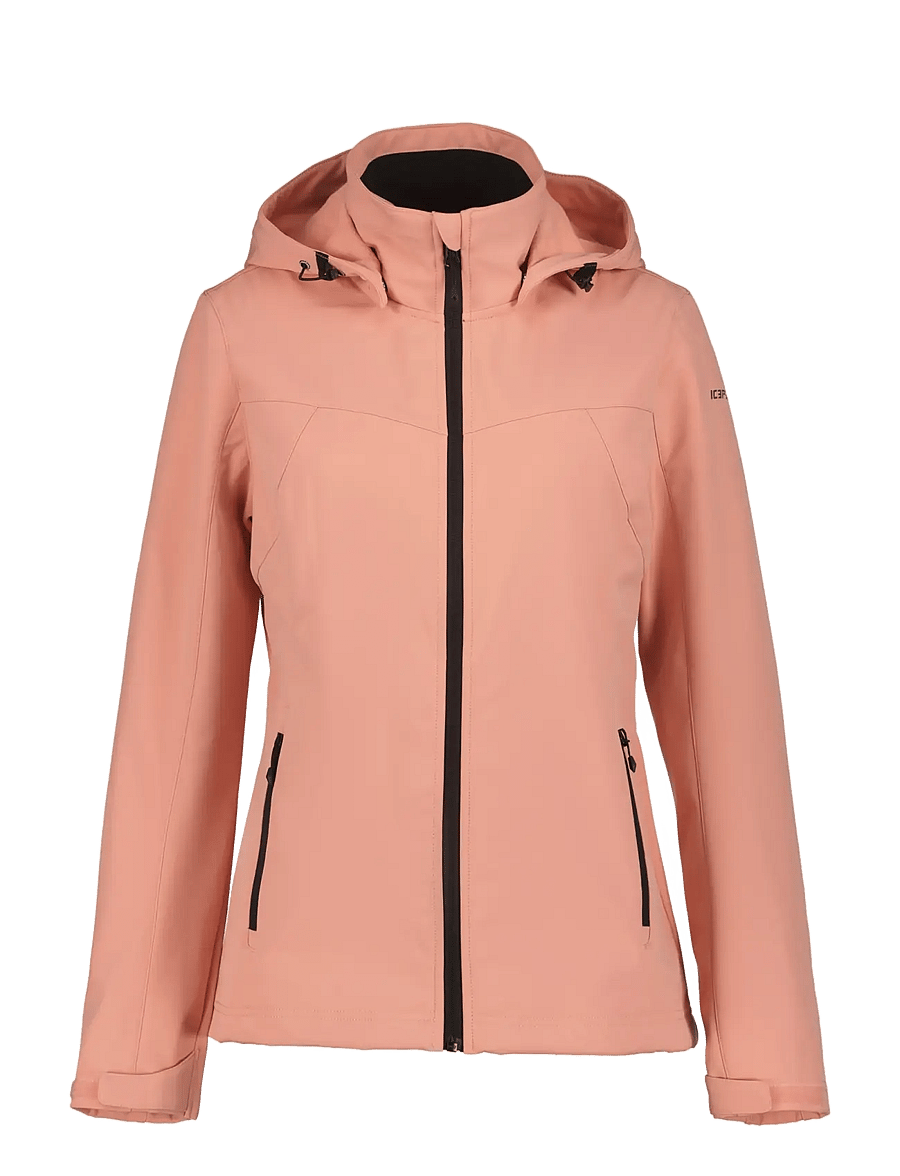 Icepeak - ICEPEAK BRENHAM/WM SOFTSHELL JACKET - välijoped - light pink - 0