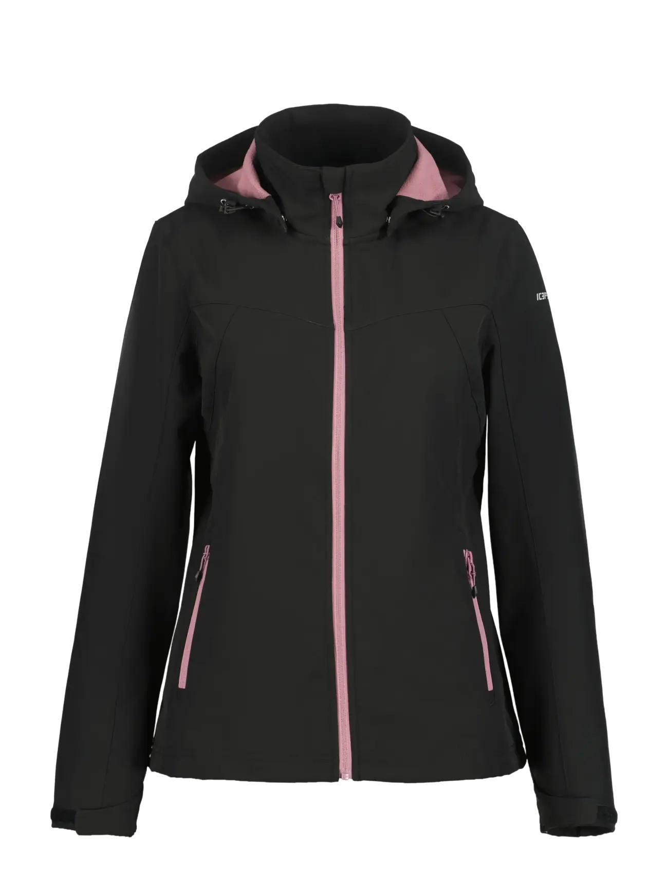 Icepeak ICEPEAK BRENHAM/WM SOFTSHELL JACKET - Spordijoped - BLACK / black