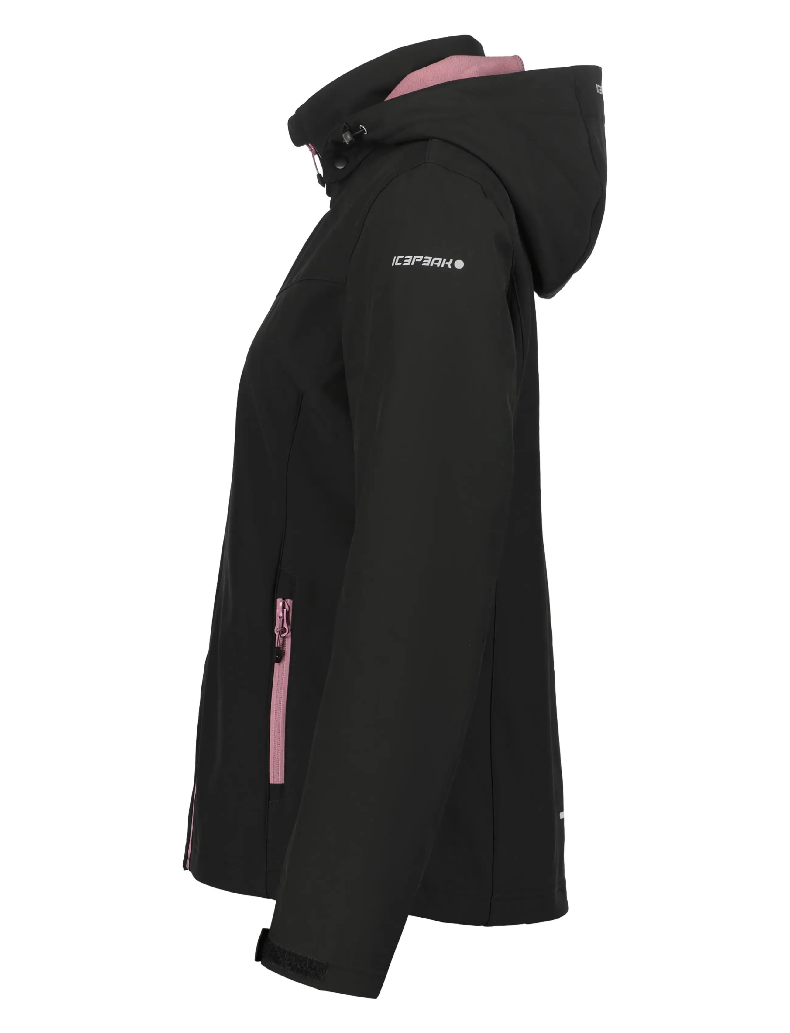 Icepeak - ICEPEAK BRENHAM/WM SOFTSHELL JACKET - välijoped - black - 2