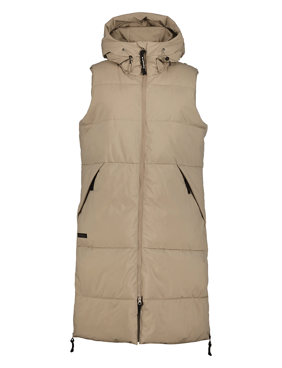 Icepeak - ICEPEAK ARDES/ WM DOWNLOOK VEST - veste - cafe au lait - 0