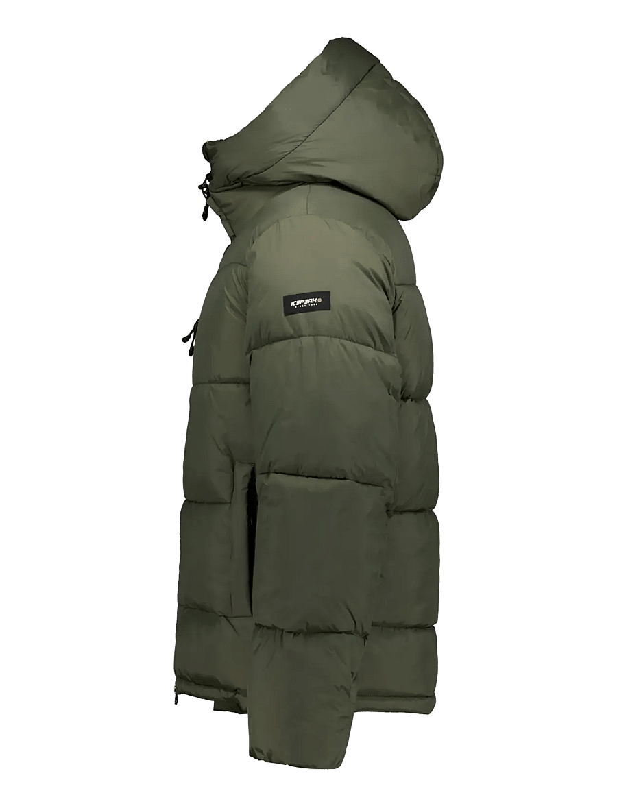 Icepeak - ICEPEAK ALEDO /M WADDED JACKET - sulejoped ja voodriga joped - olive - 2