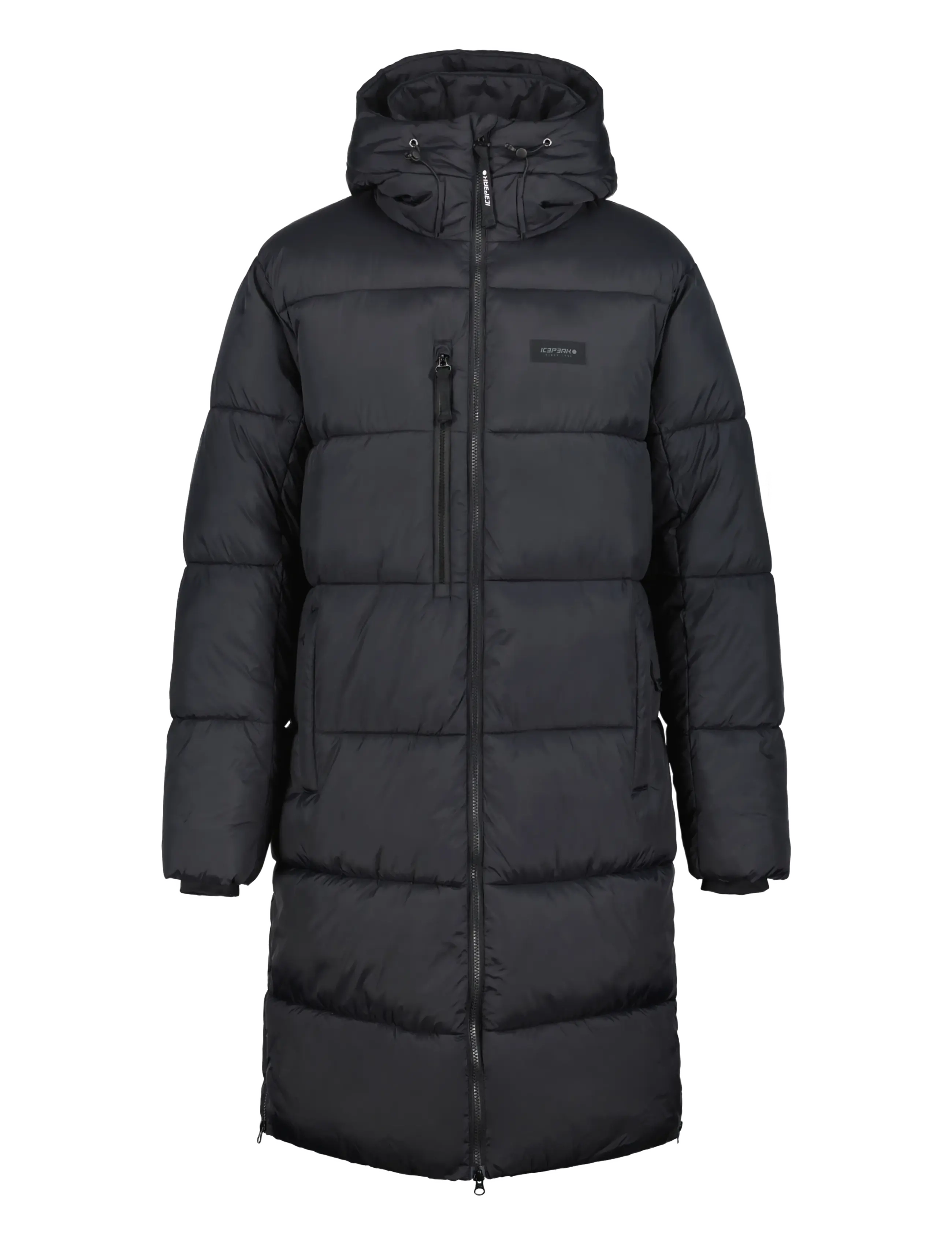 Icepeak ICEPEAK ALFEDO /M WADDED JACKET - Daunenjacken - BASIC BLACK / black