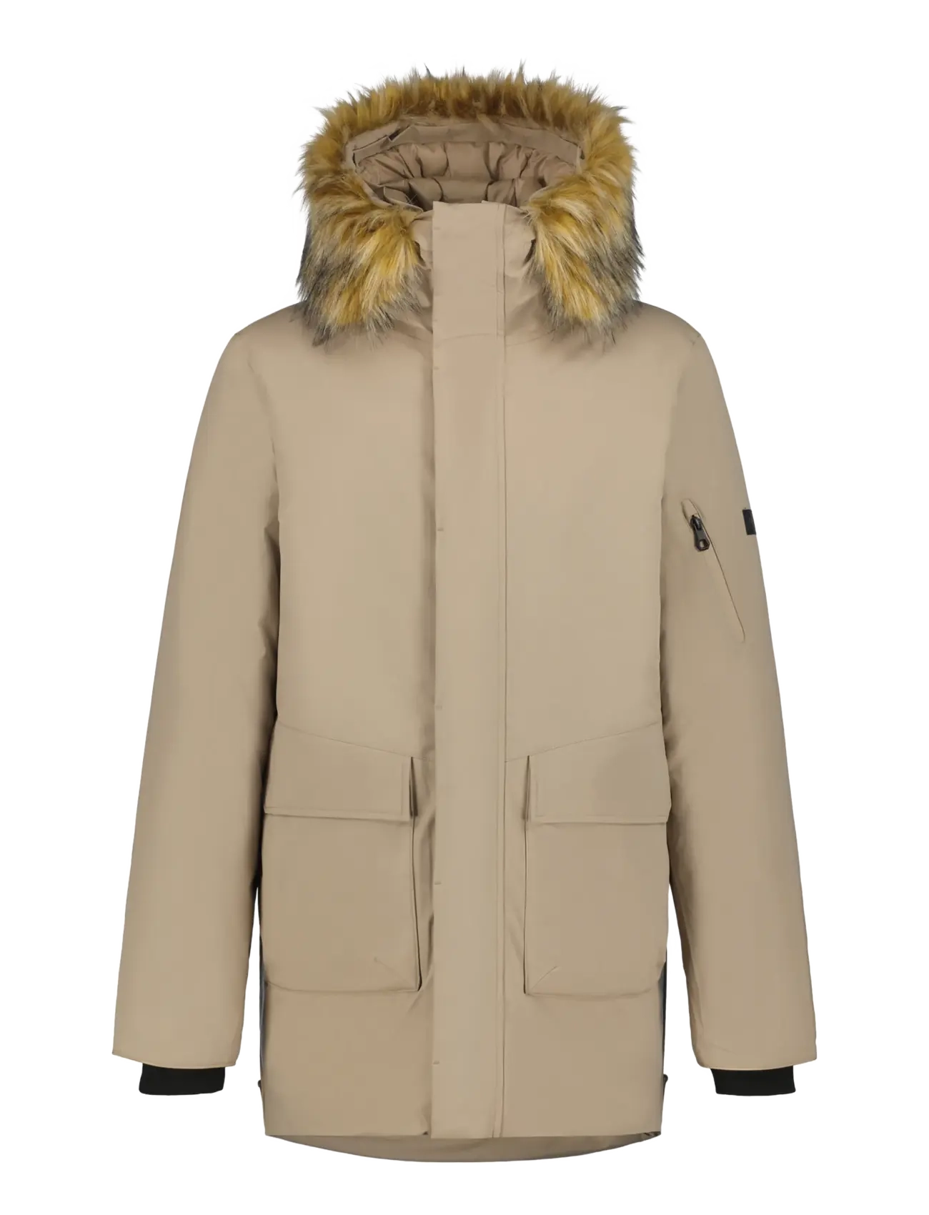 Icepeak ICEPEAK MAXBASS /M WADDED PARKA - Neuheiten - CAFE AU LAIT / beige