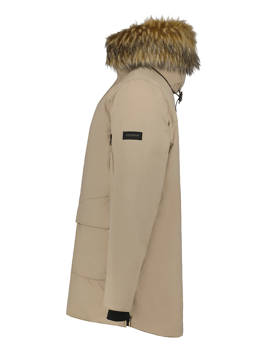 Icepeak - ICEPEAK MAXBASS /M WADDED PARKA - cafe au lait - 2