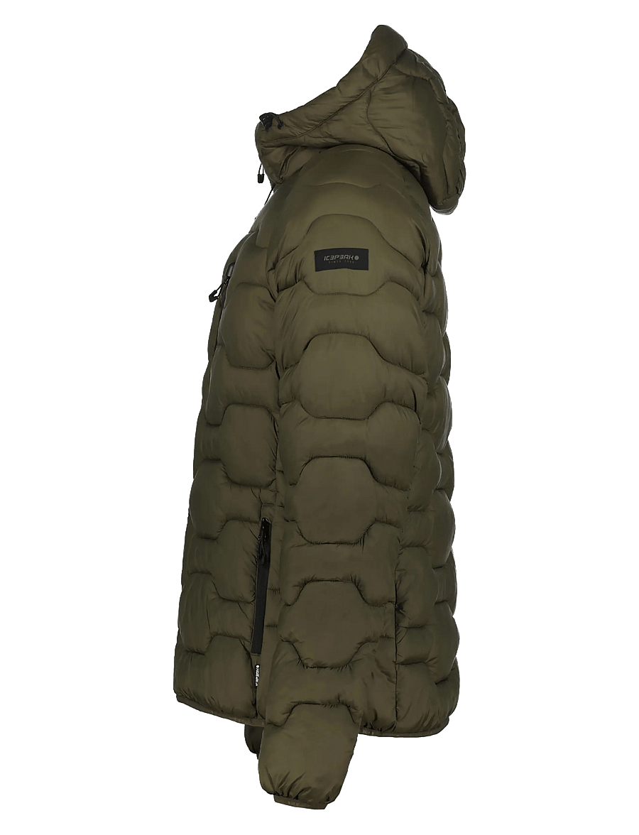 Icepeak - ICEPEAK BRANCH/M DOWNLOOK JACKET - dunjackor - olive - 2
