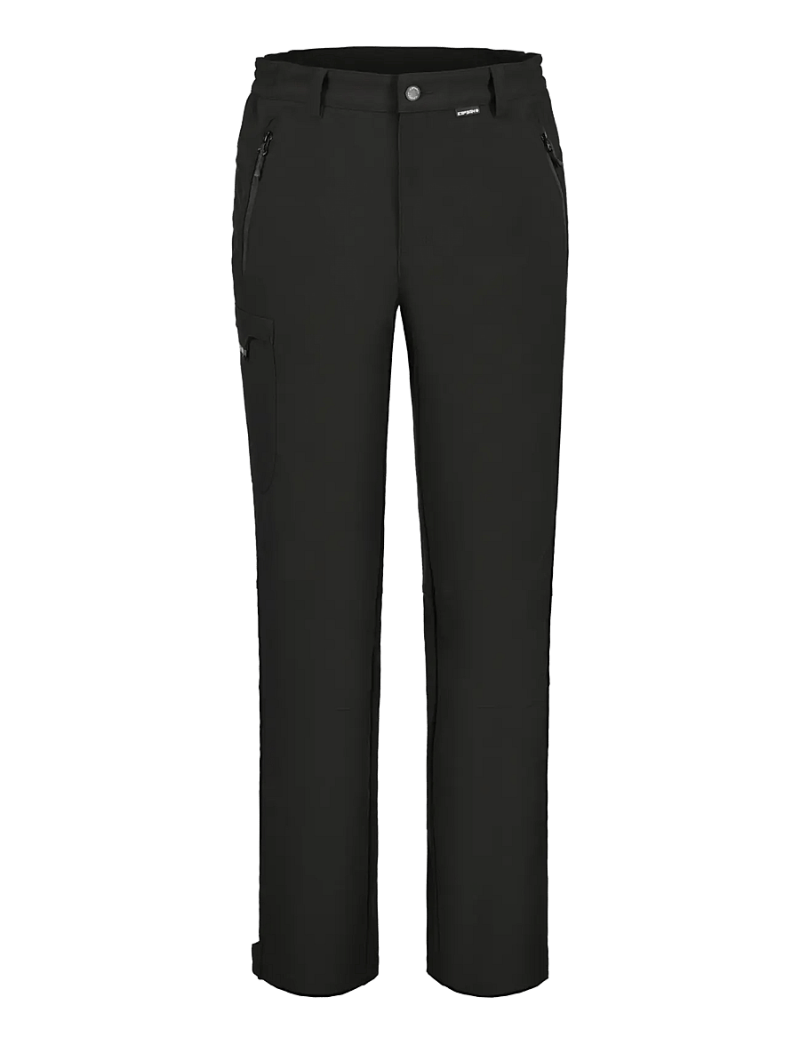 Icepeak - ICEPEAK BOUTON/M SOFTSHELL TROUSERS - friluftsbyxor - basic black - 0