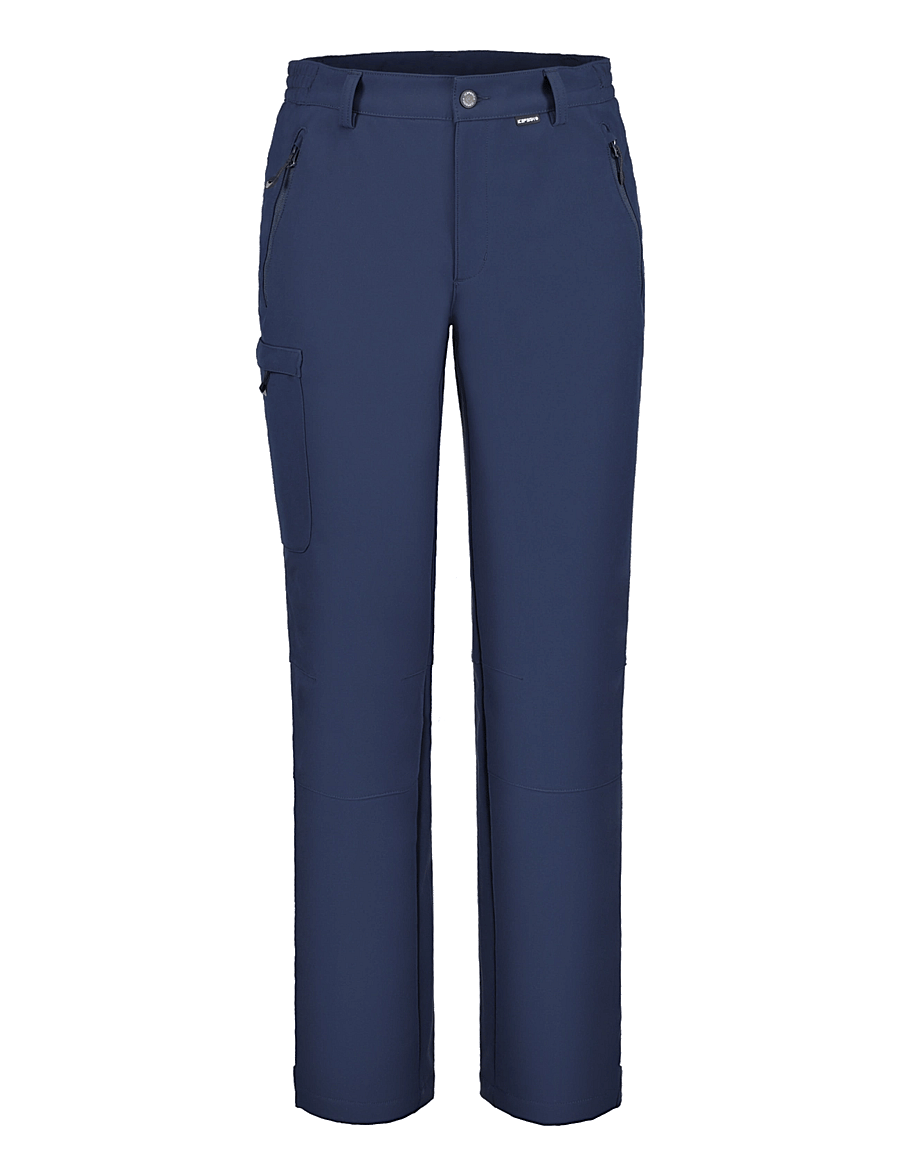 Icepeak - ICEPEAK BOUTON/M SOFTSHELL TROUSERS - vabaõhupüksid - dark blue - 0