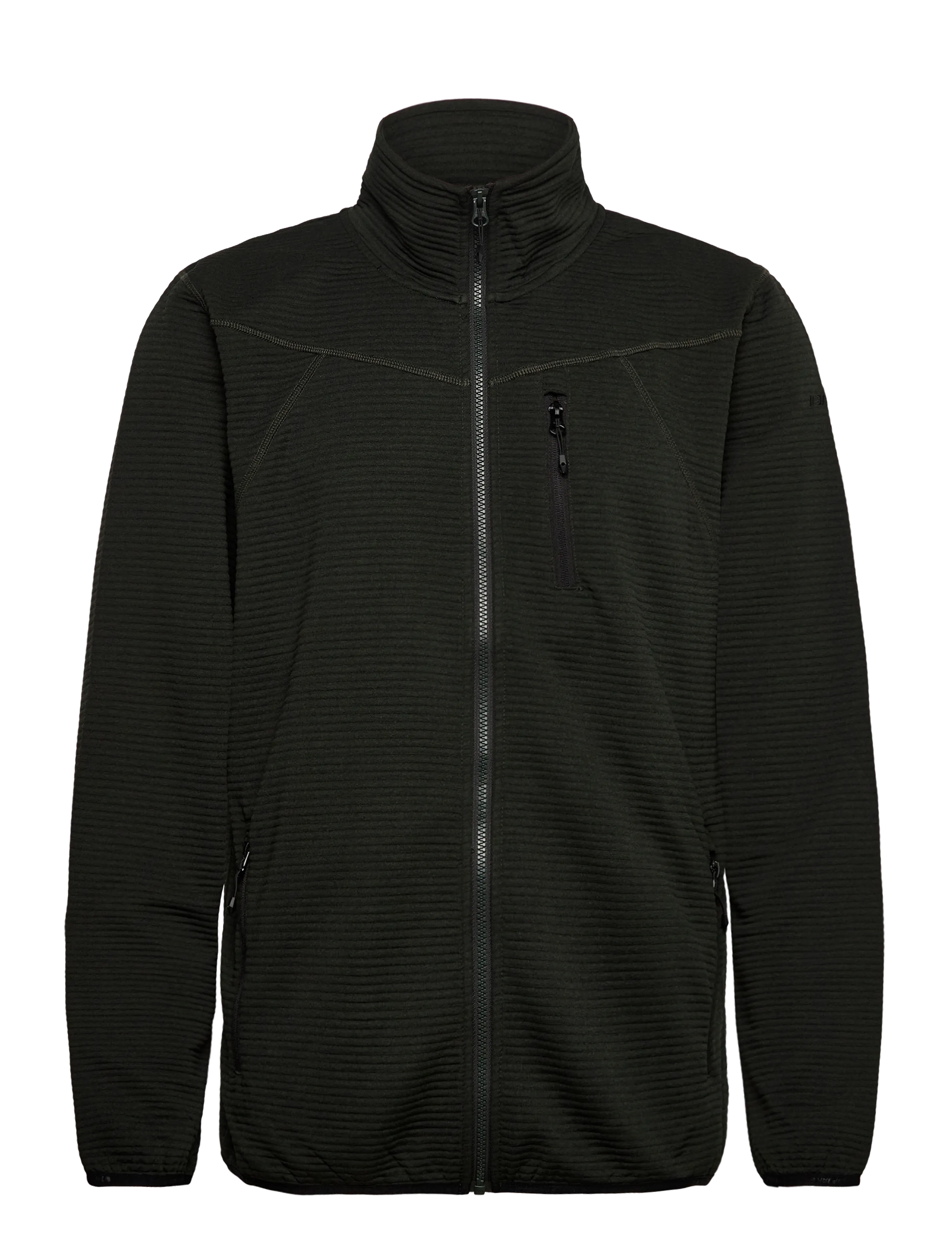 Icepeak ICEPEAK BERTHOLD/M MIDLAYER JACKET - Fleece & mellanlager - DARK GREEN / khaki/green