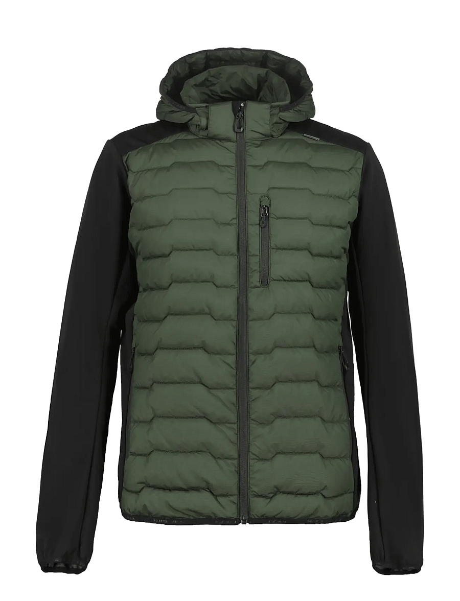 Icepeak - ICEPEAK BYHALIA/M HYBRID SOFTSHELL JACKET - friluftsjackor - dark green - 0