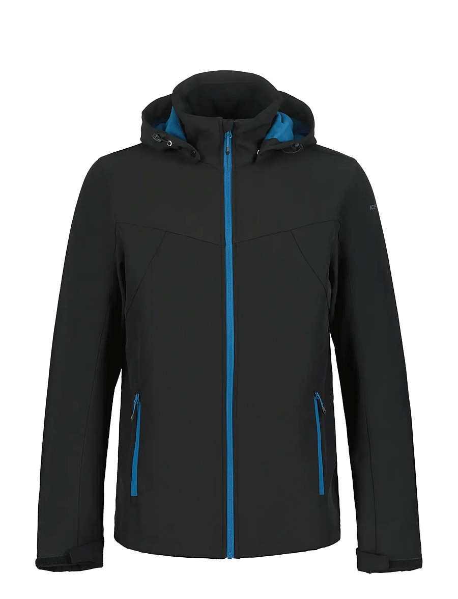Icepeak - ICEPEAK BRIMFIELD/M SOFTSHELL JACKET - friluftsjackor - black - 0