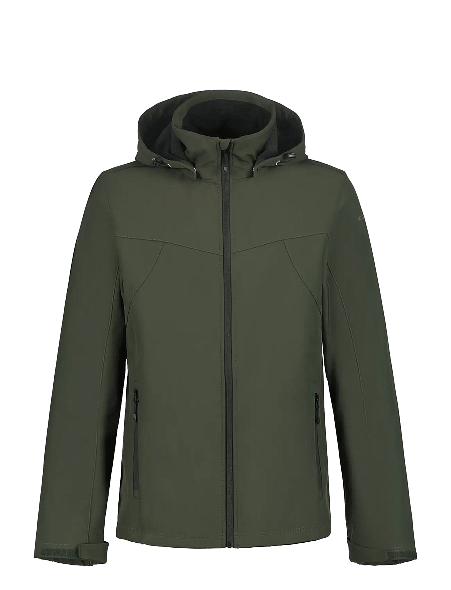 Icepeak - ICEPEAK BRIMFIELD/M SOFTSHELL JACKET - friluftsjackor - dark green - 0