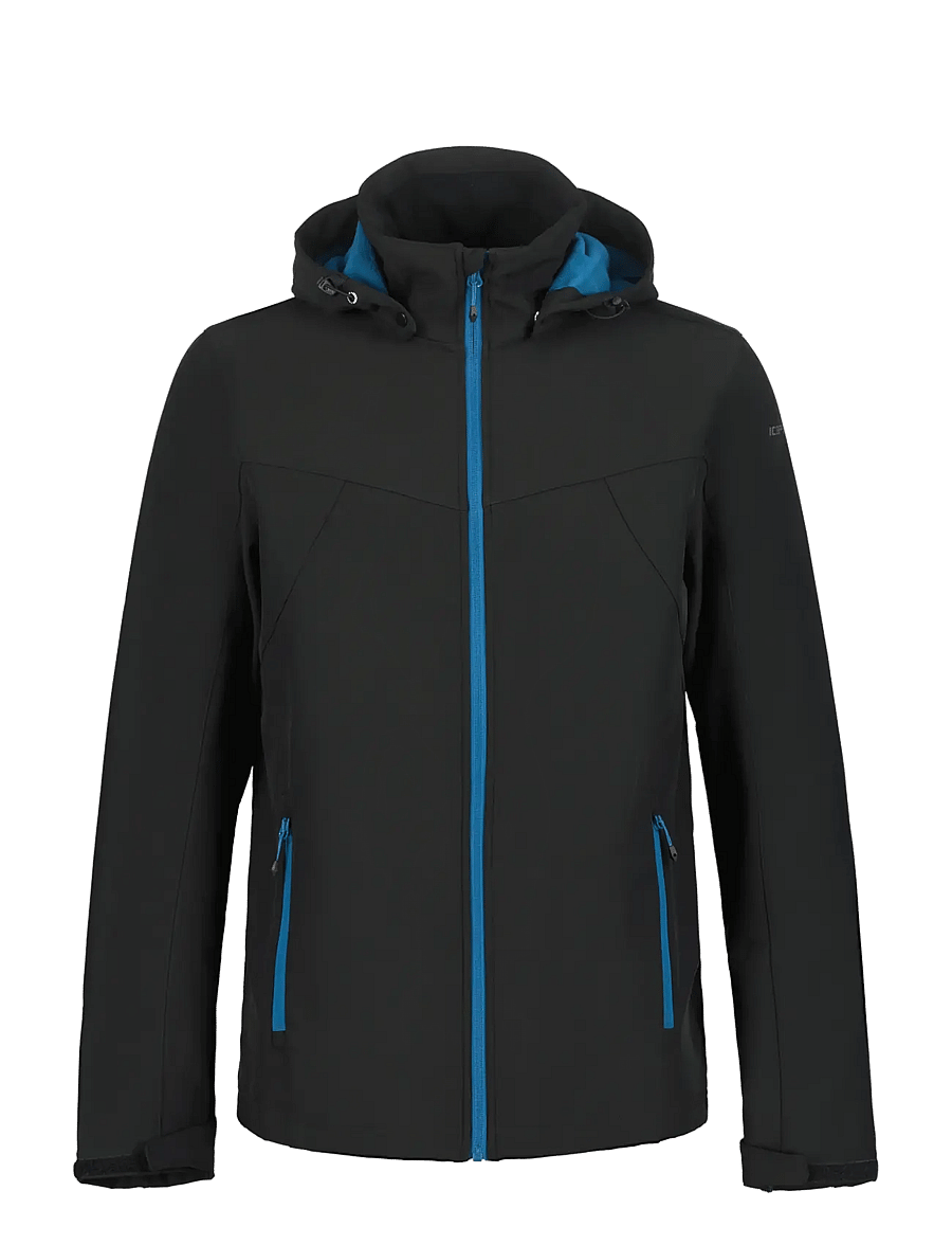 Icepeak - ICEPEAK BRIMFIELD/M SOFTSHELL JACKET - friluftsjackor - black - 0