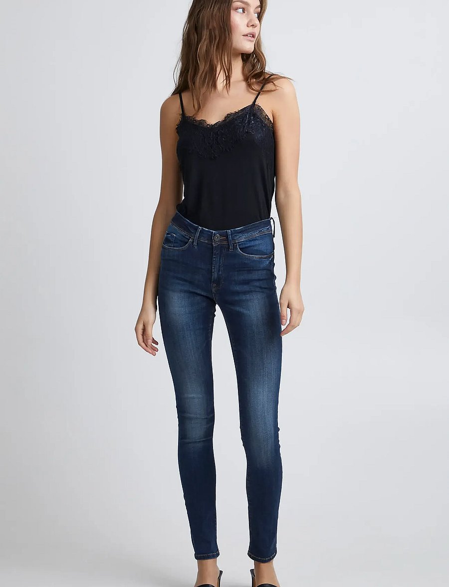 ICHI - IHERIN IZARO - skinny jeans - medium blue - 0