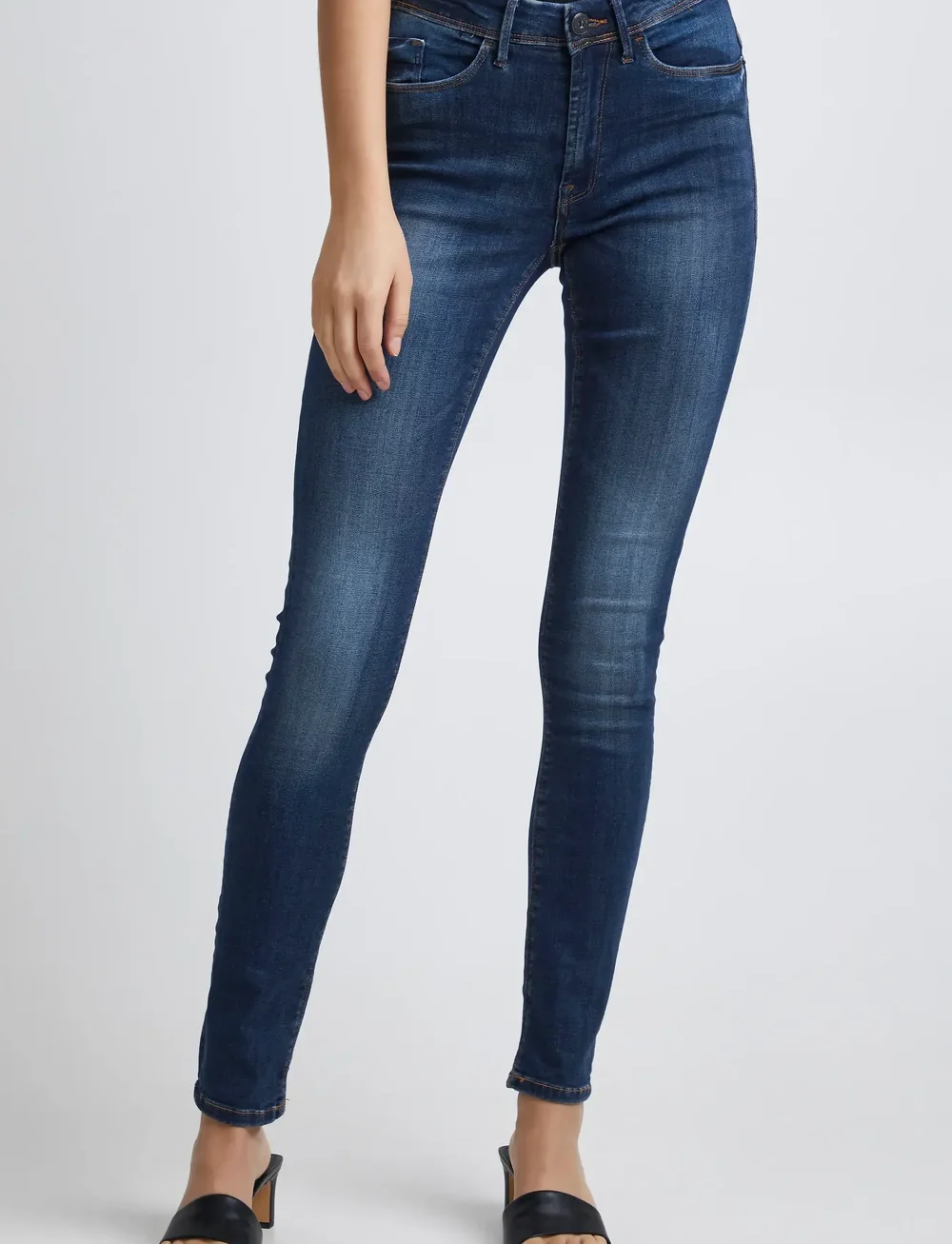 ICHI - IHERIN IZARO - skinny jeans - medium blue - 4