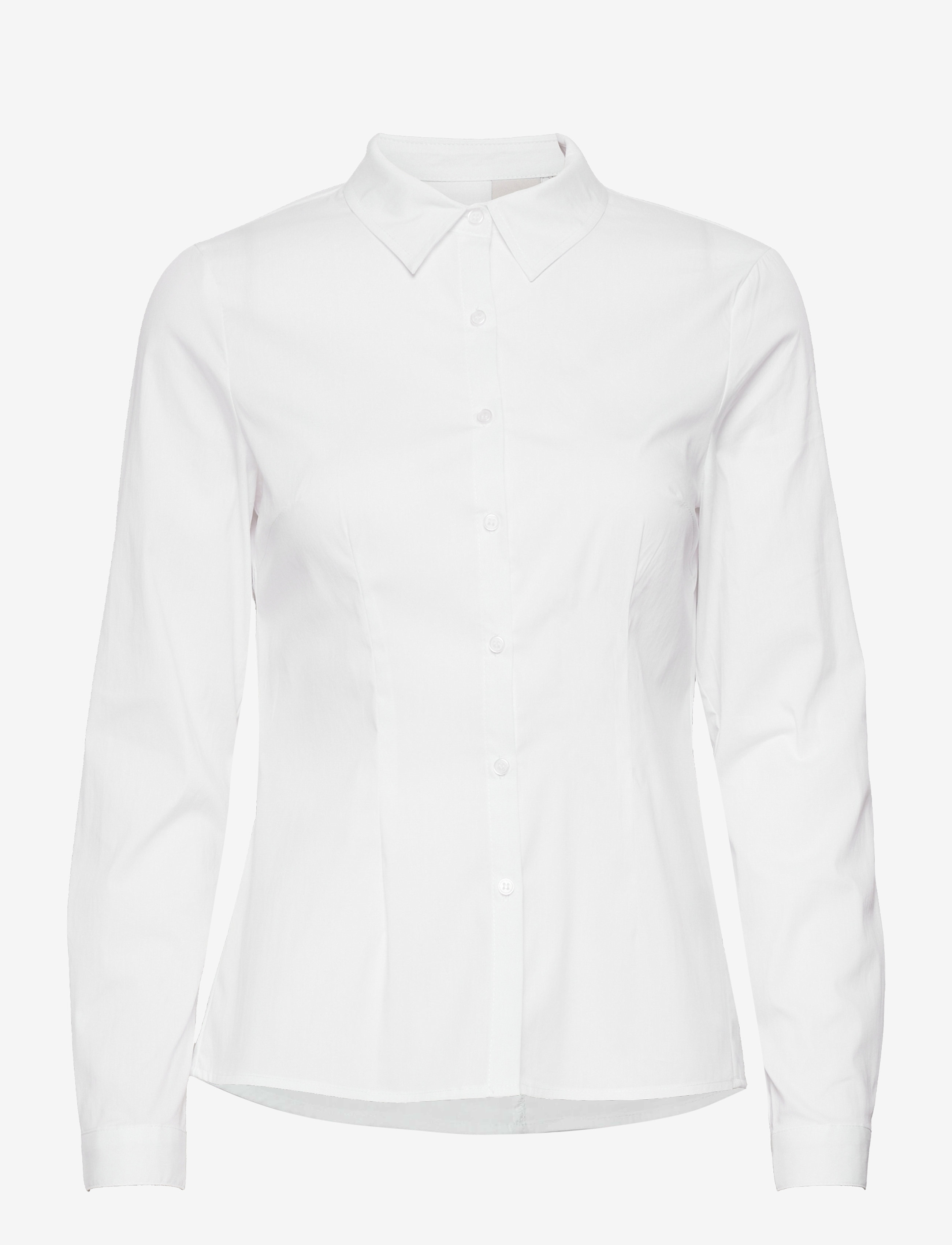 ICHI IHDIMA SH - Pluusid ja särgid - WHITE / white