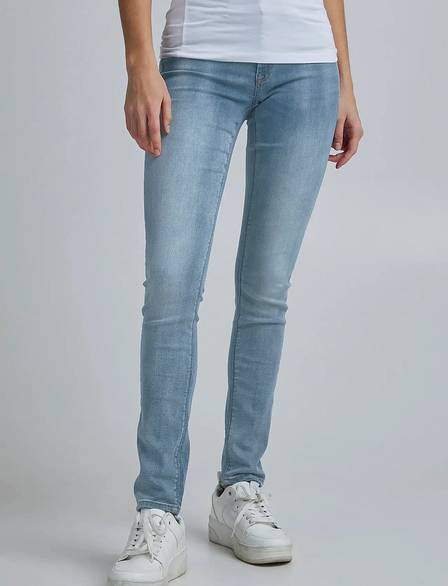 ICHI - IHERIN IZARO LIGHT BLUE BLEACHED - skinny jeans - bleached light blue - 4