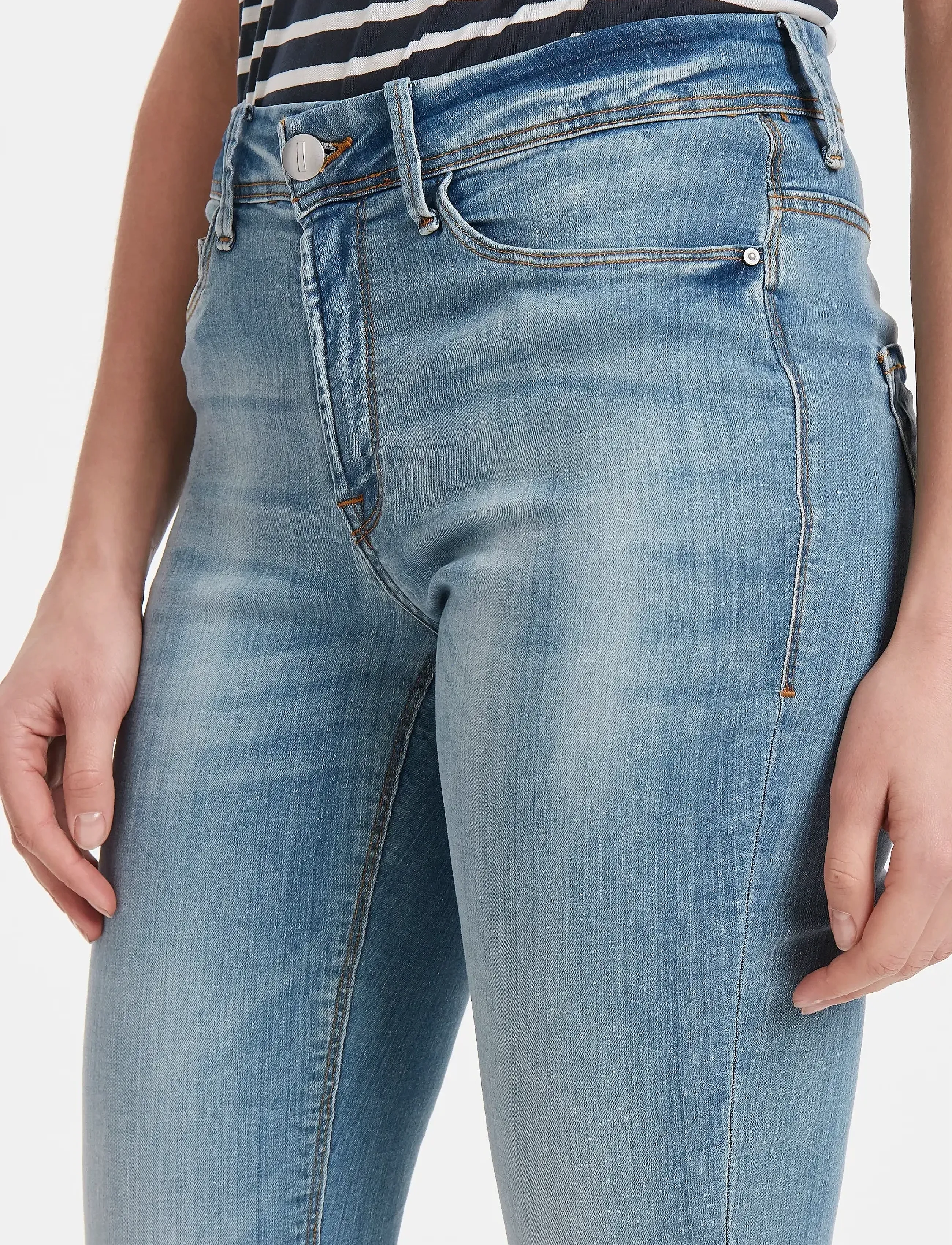 ICHI - IHERIN IZARO LIGHT BLUE BLEACHED - skinny jeans - bleached light blue - 5
