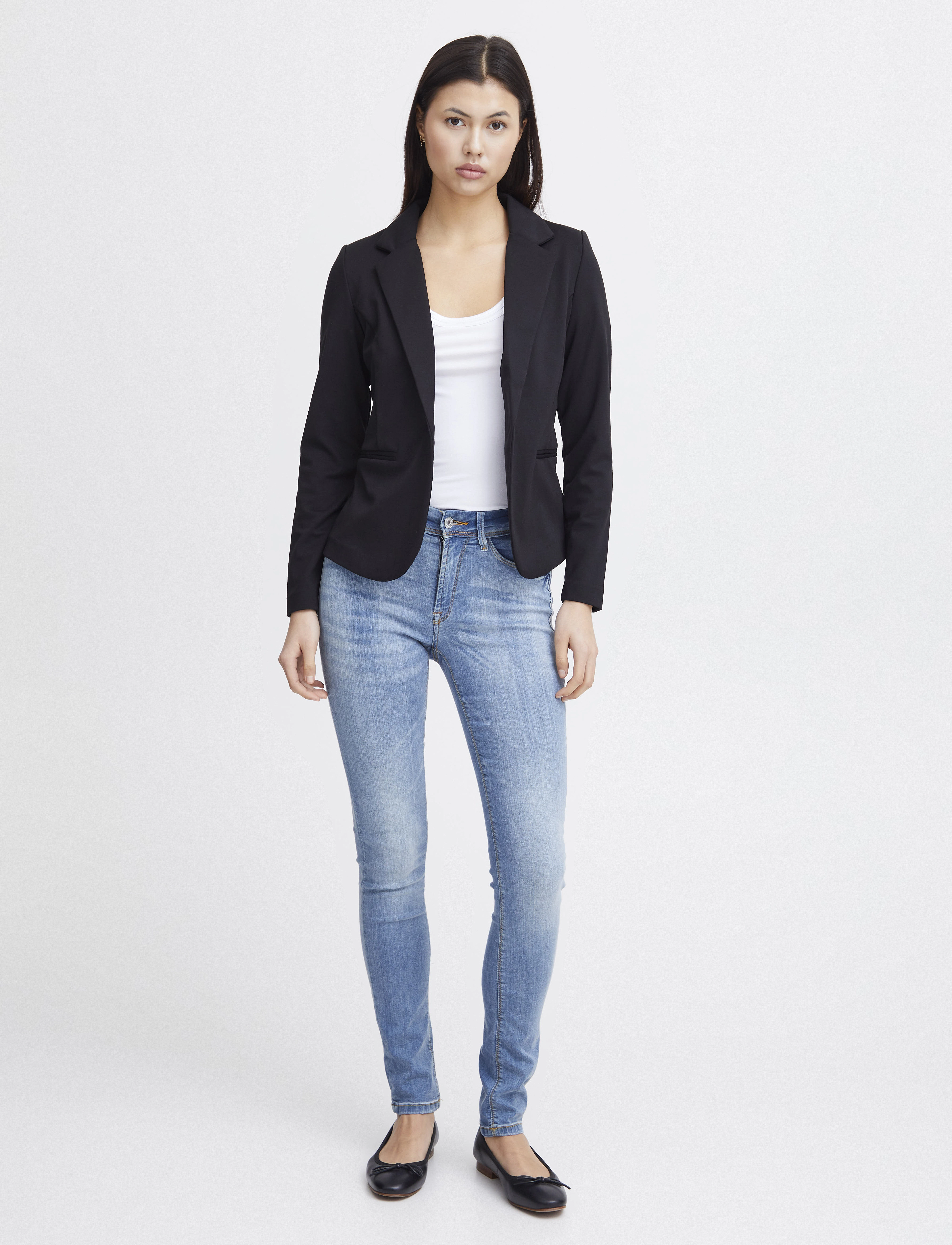 ICHI Ihkate Bl, XL, Black, Blazere > Enkeltradede Blazere, Dame