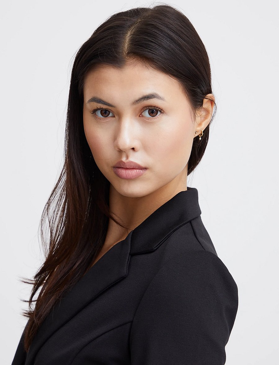 ICHI - IHKATE BL - enkeltradede blazere - black - 0