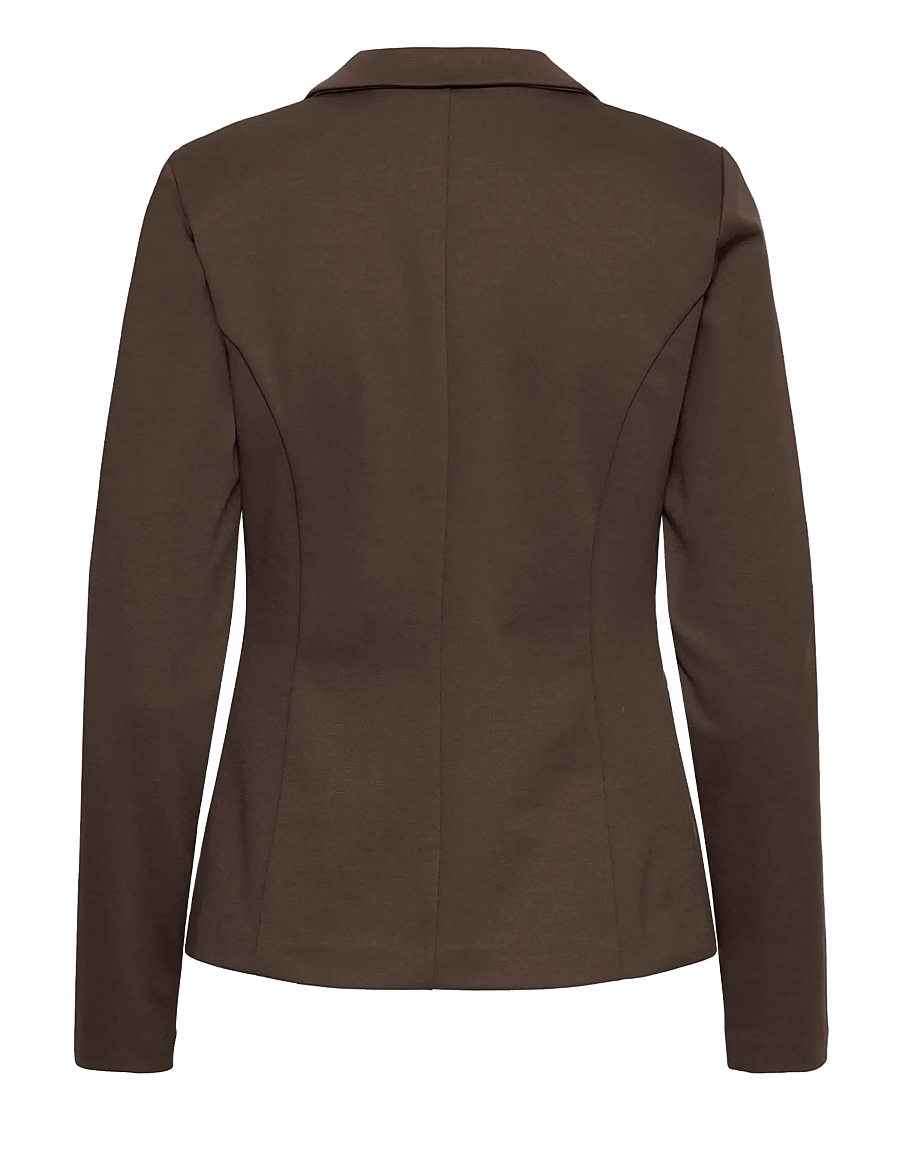 ICHI - IHKATE BLAZER - enkelknäppta kavajer - chocolate torte - 2