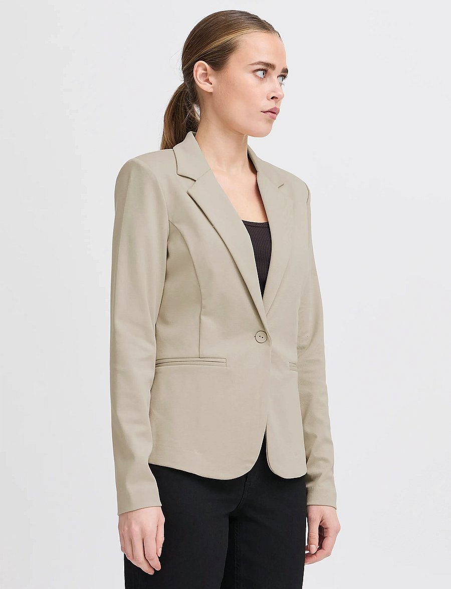 ICHI - IHKATE BL - einreihige blazer - doeskin - 4