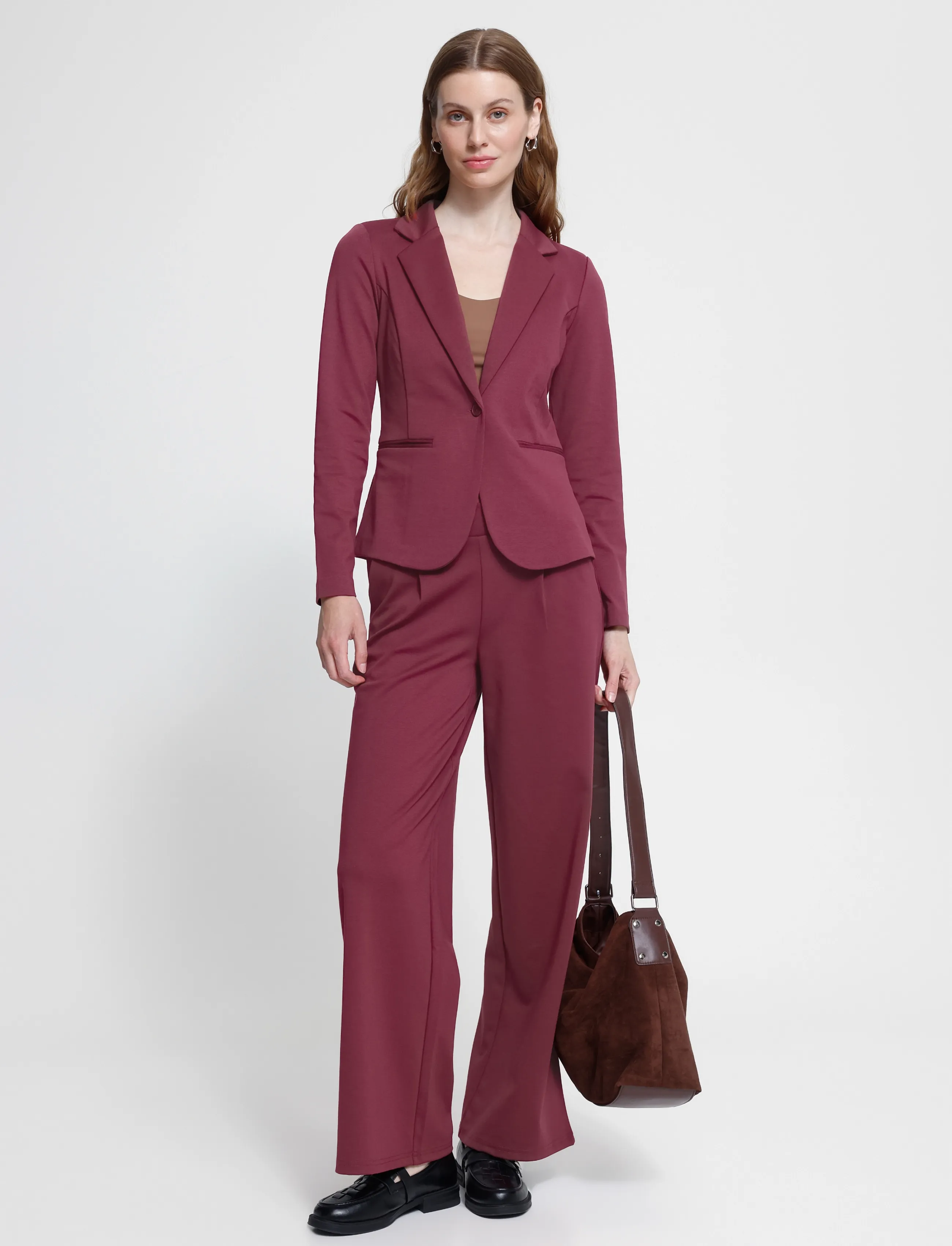 ICHI - IHKATE BL - single breasted blazers - rhododendron - 4