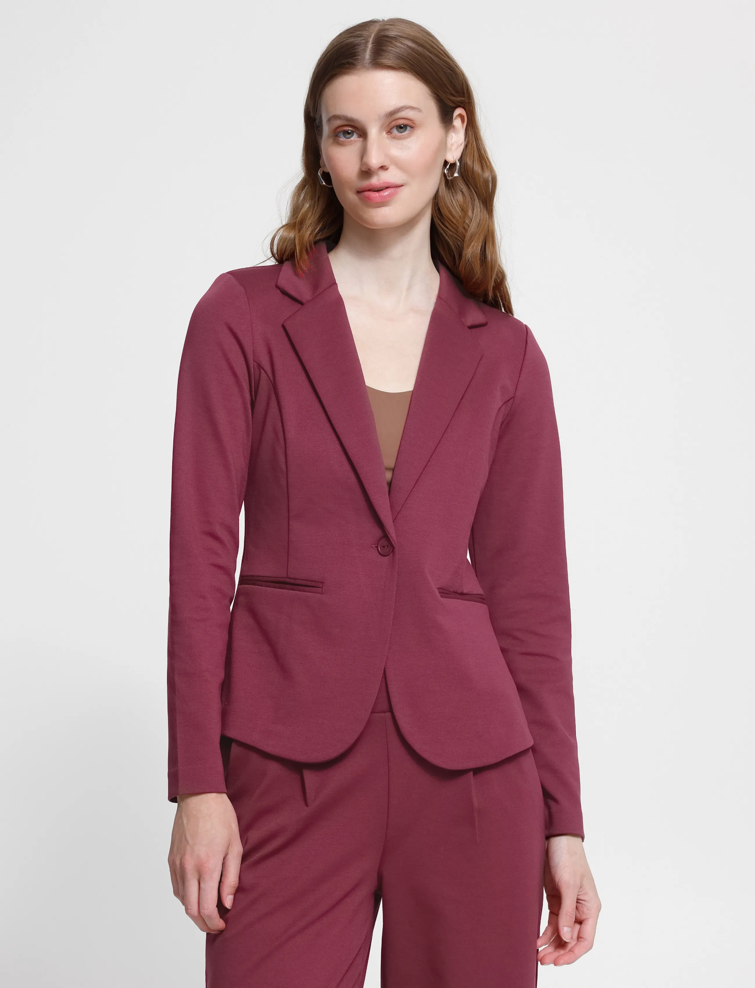 ICHI - IHKATE BL - single breasted blazers - rhododendron - 5