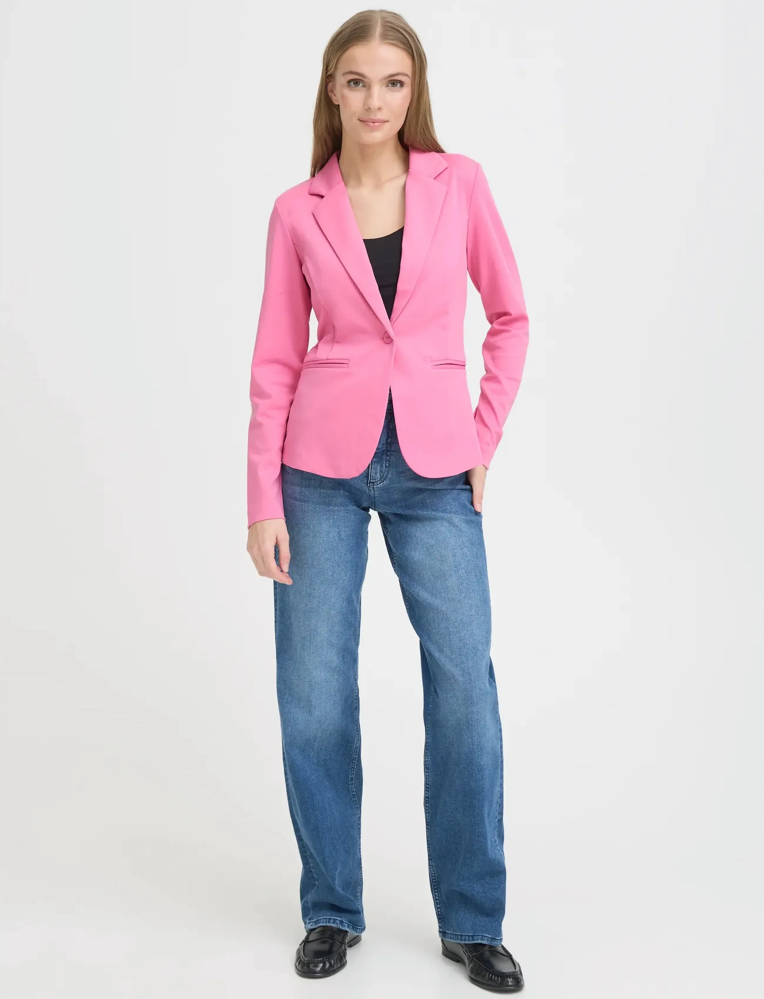 ICHI Ihkate Bl, XXL, Pink, Blazere > Enkeltradede Blazere, Dame