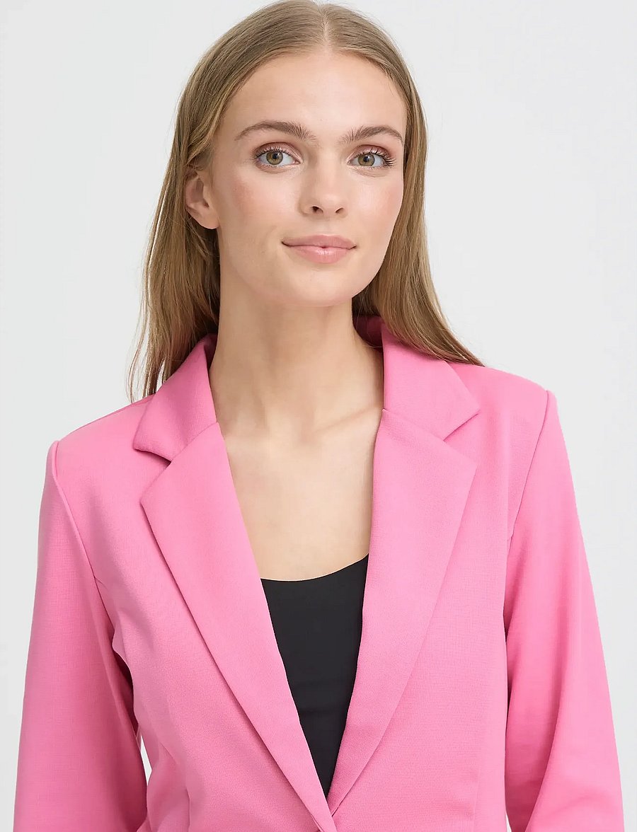 ICHI - IHKATE BL - enkeltradede blazere - wild orchid - 4