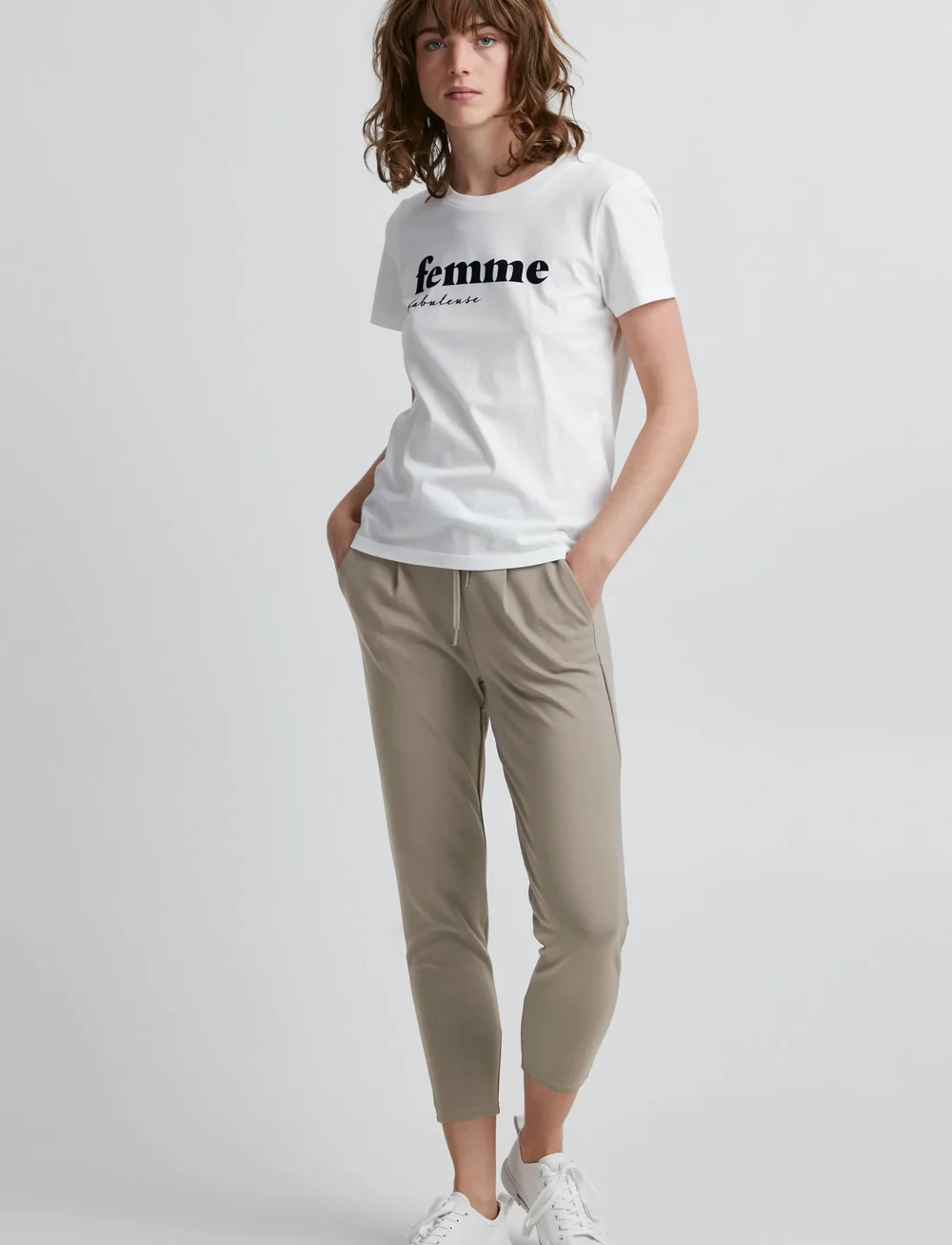 ICHI - IHKATE PA - bukser med lige ben - driftwood - 0