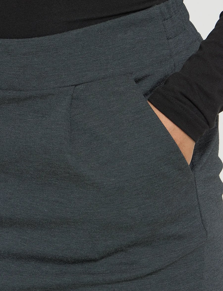 ICHI - IHKATE SKIRT - miniseelikud - dark grey melange - 4