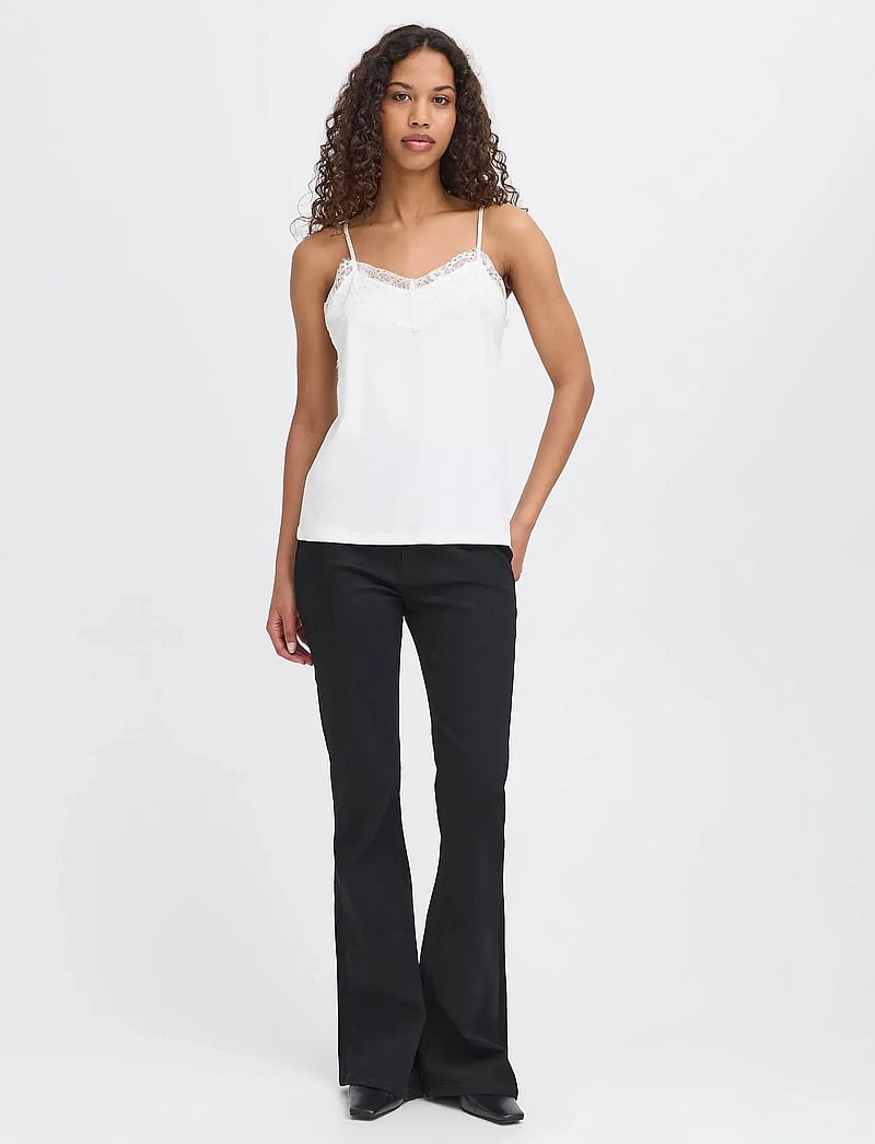 ICHI - IHLIKE TO2 - Ärmellose tops - cloud dancer - 0