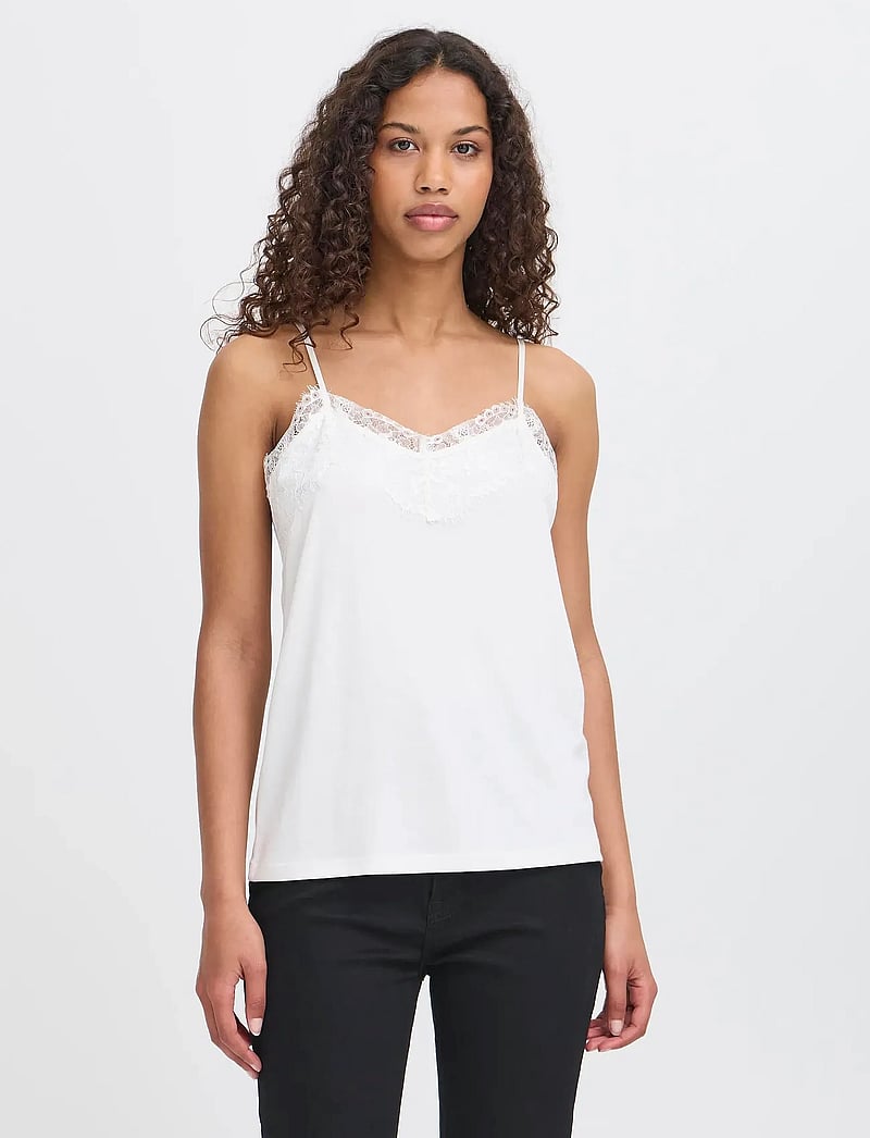 ICHI - IHLIKE TO2 - Ärmellose tops - cloud dancer - 4