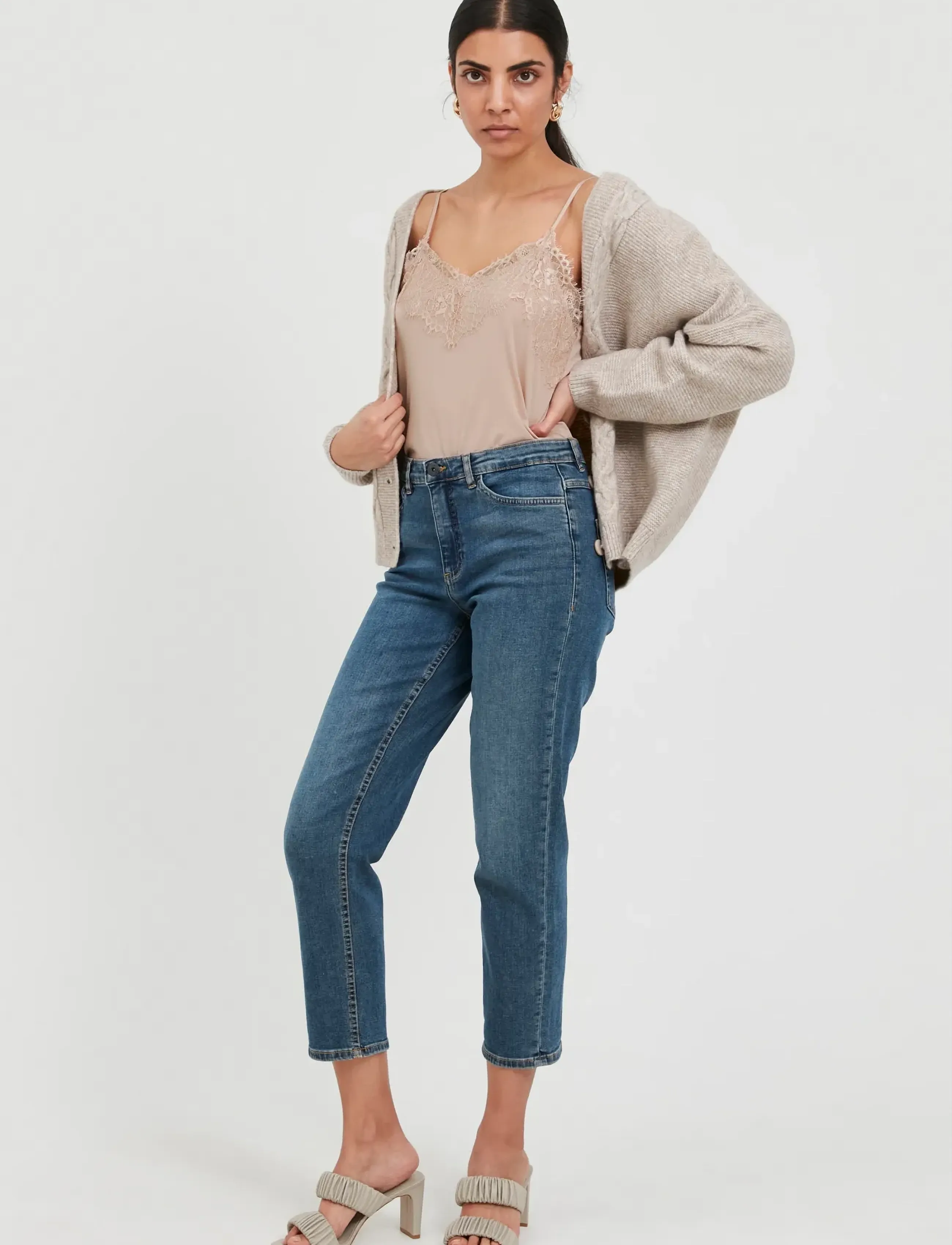 ICHI Ihlike To2, Kvinder, Blonde Top, Pink, Str: XL