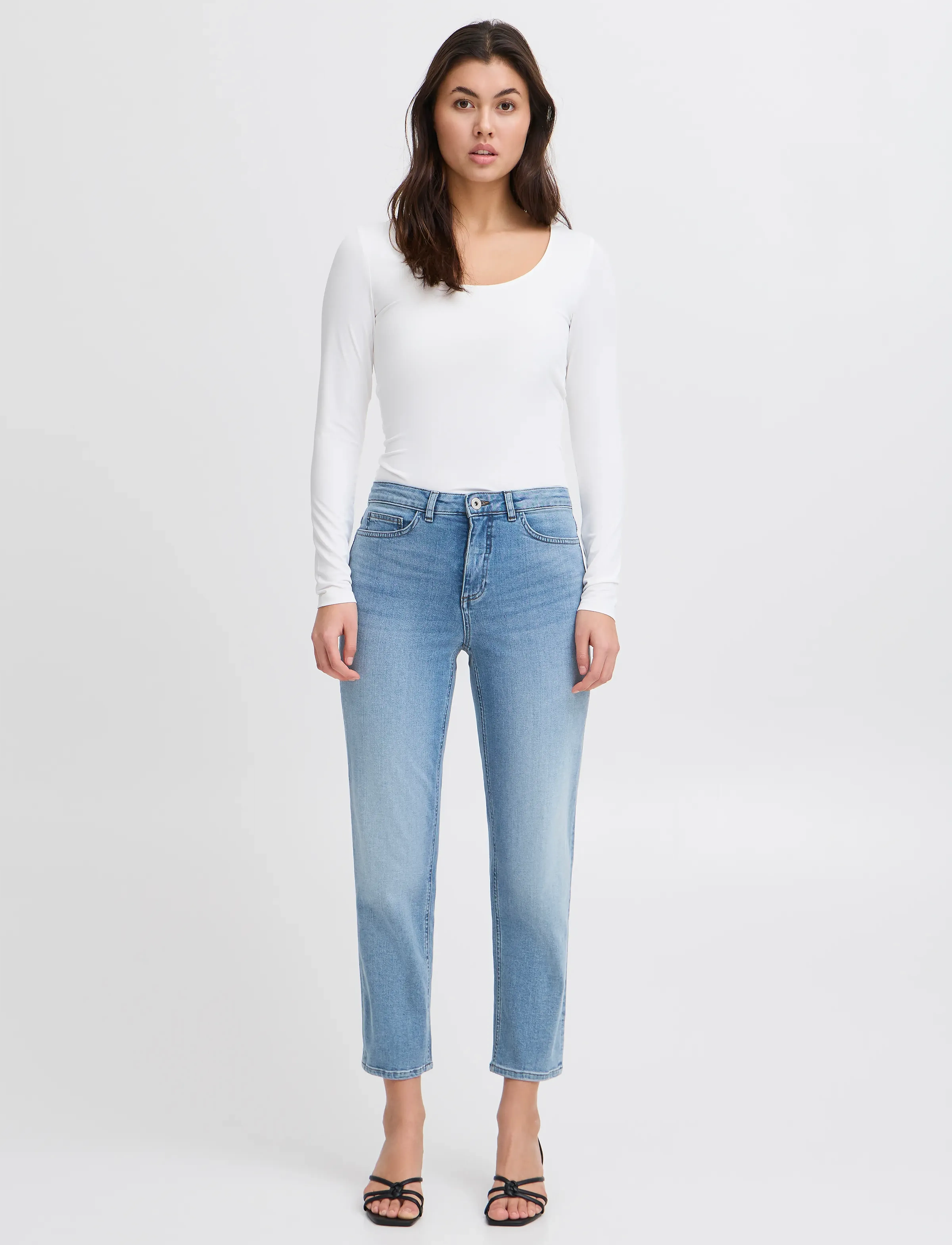 ICHI Ihtwiggy Raven, 27, Jeans, Blau - Mom Frauen