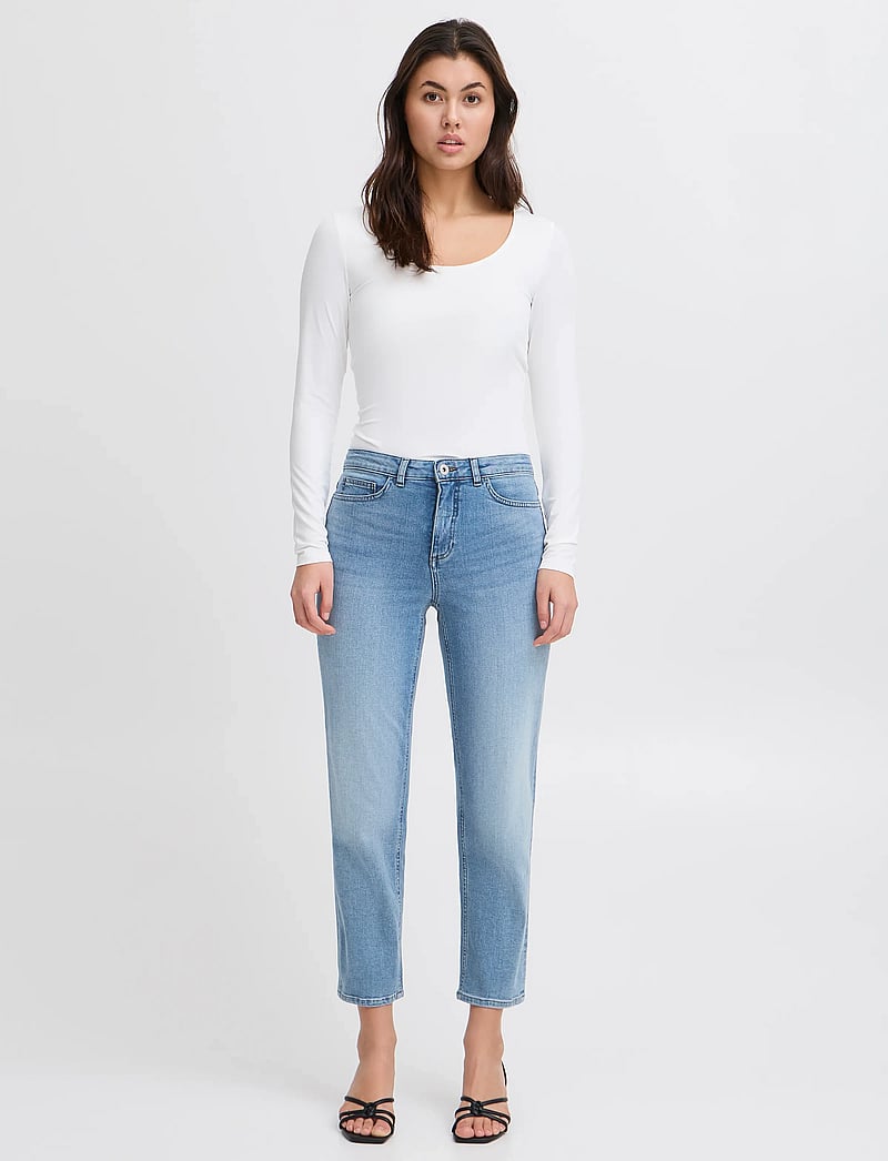 ICHI - IHTWIGGY RAVEN - mom jeans - light blue - 0