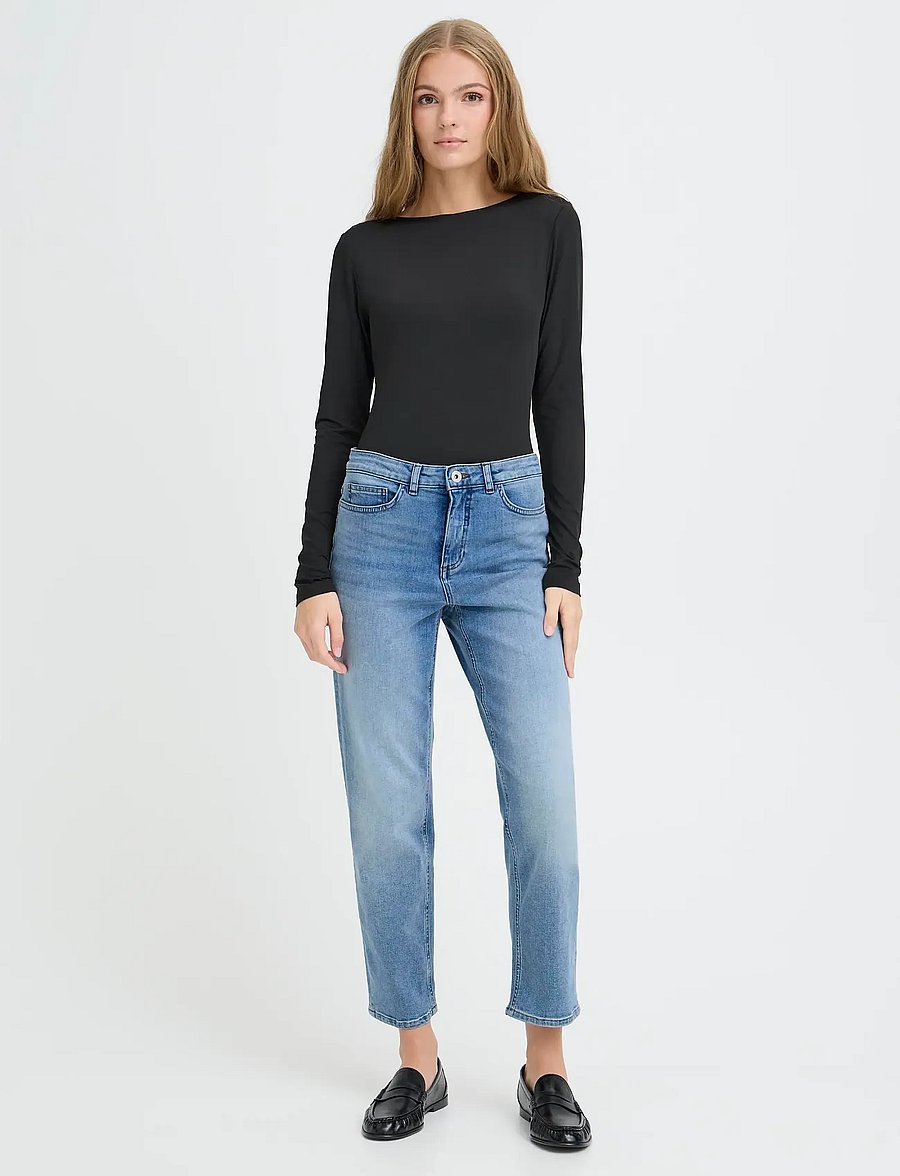 ICHI - IHTWIGGY RAVEN - mom jeans - light blue - 0