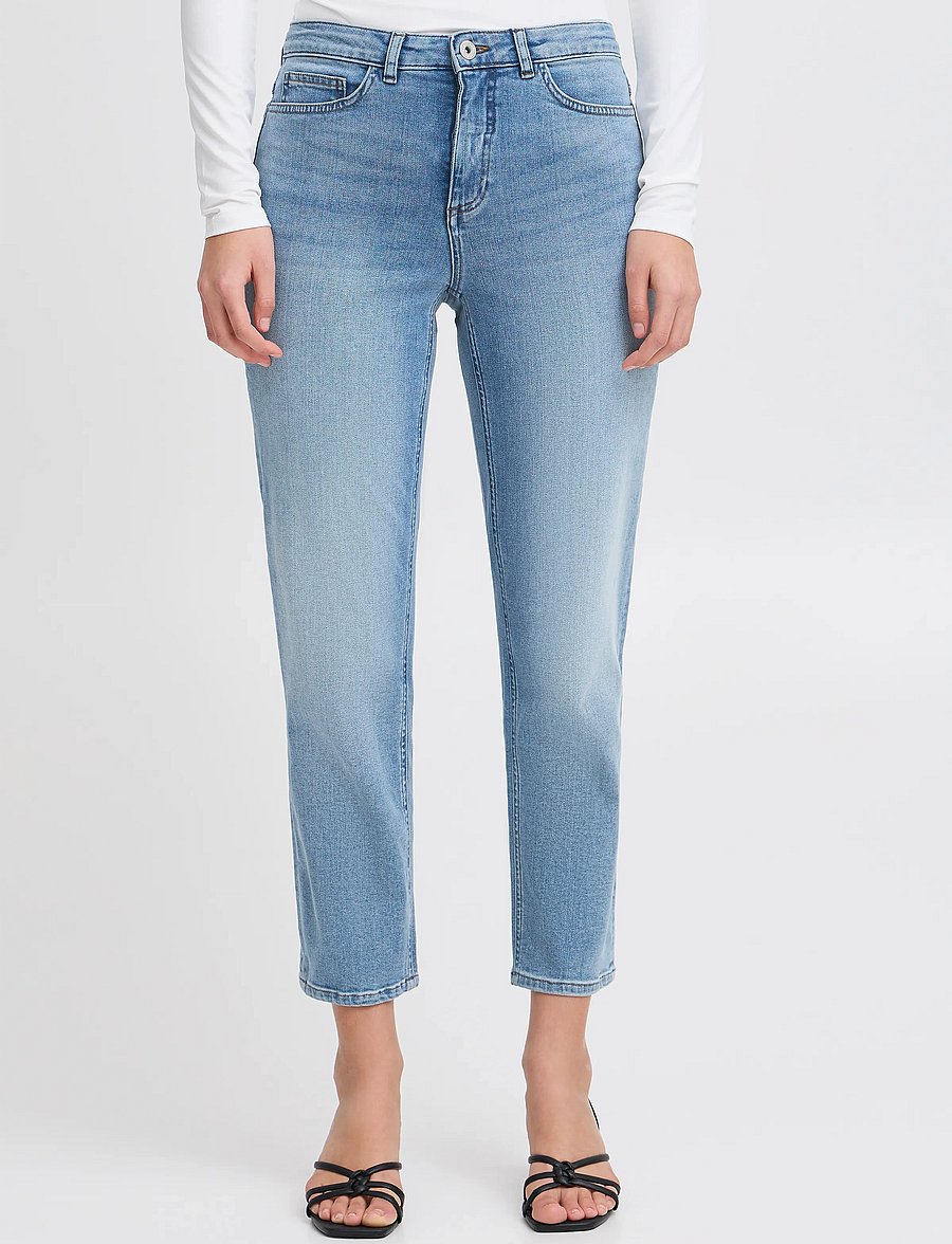 ICHI - IHTWIGGY RAVEN - mom-jeans - light blue - 4